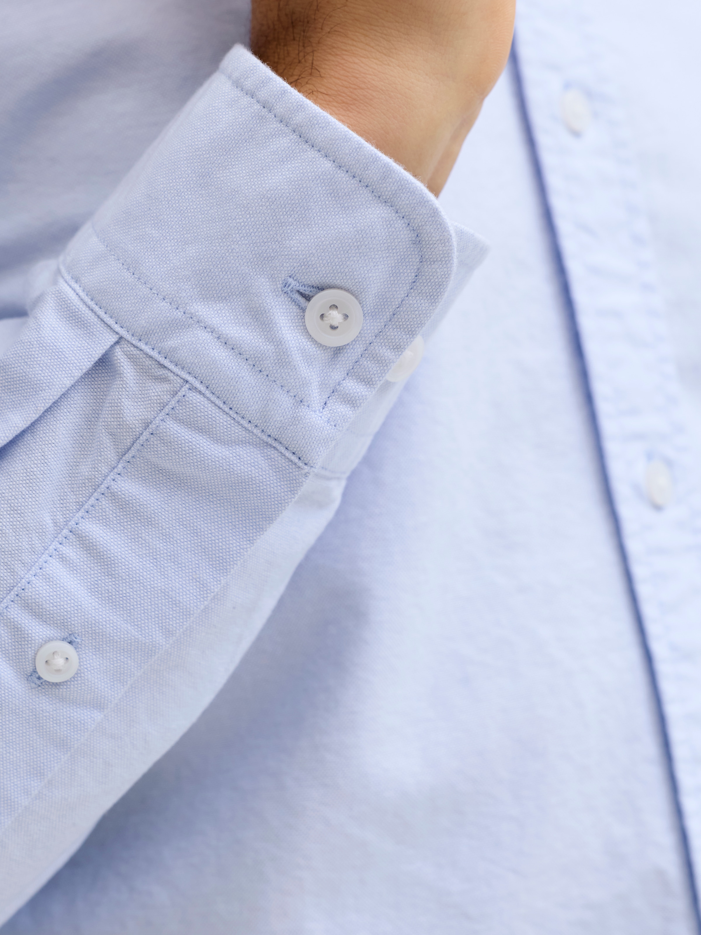 Jack & Jones Langarmhemd »JPRBLUHARVEY OXFORD L/S SHIRT SN« Baumwolle, regular fit