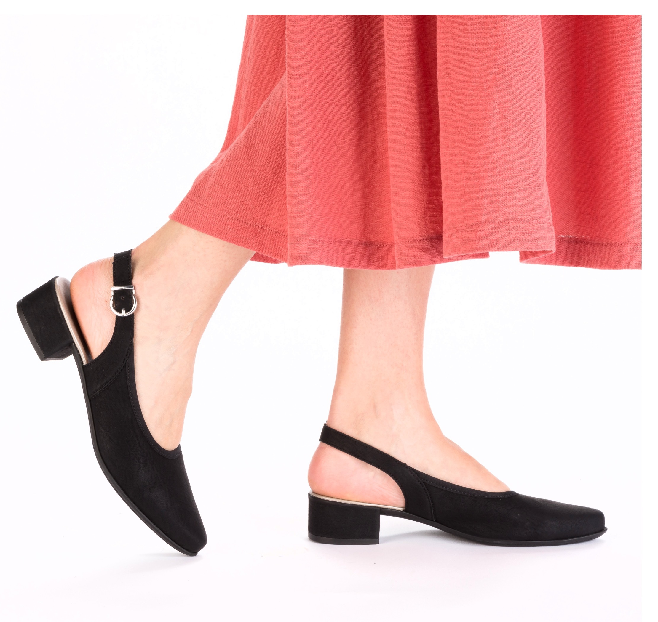 Thumbnail - Rieker Slingsandale Sommerschuh, Festtagsschuh, Blockabsatz, mit Riemchen