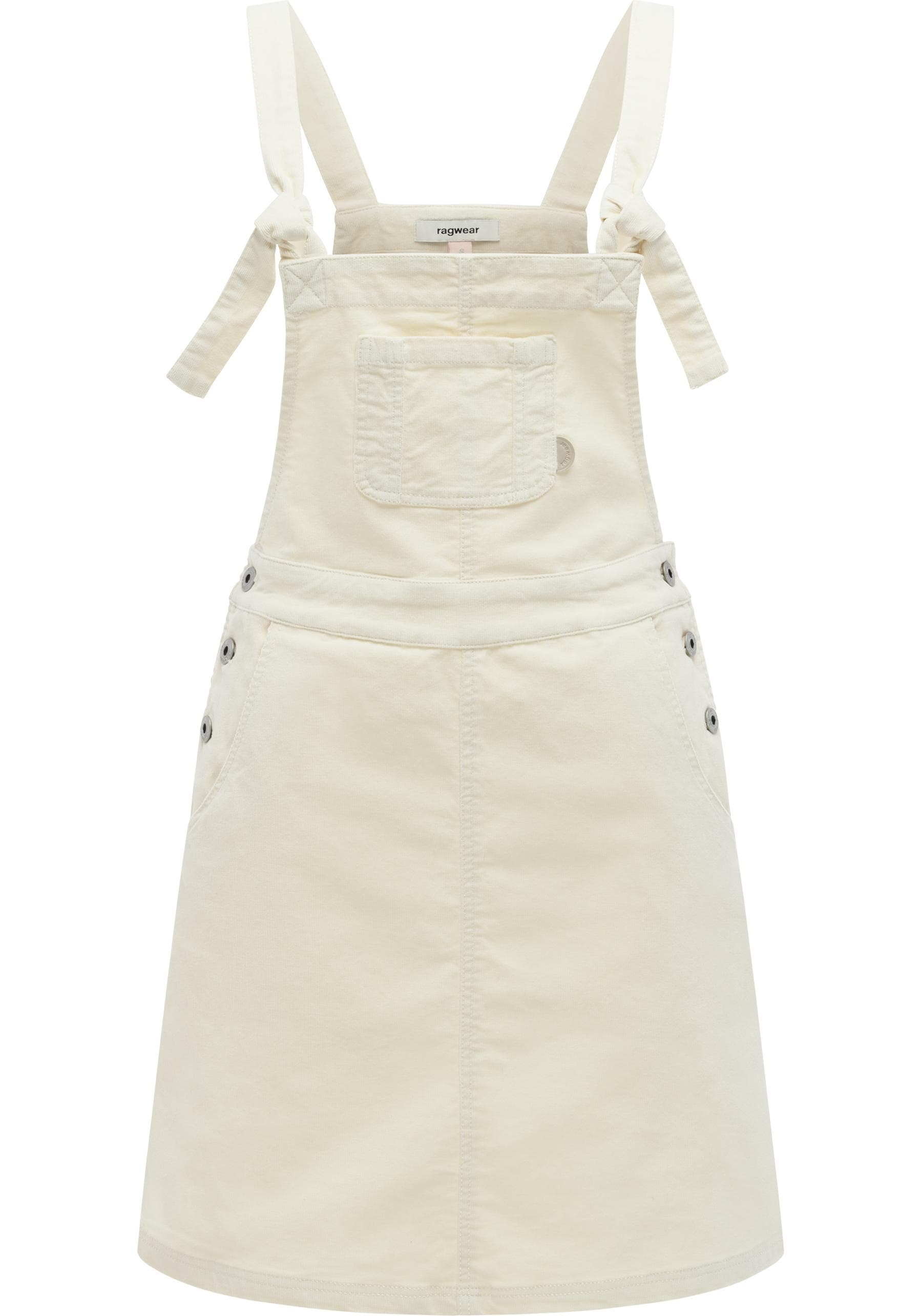 Ragwear Cordkleid »Zekke Cordy« Brusttasche | Eingrifftaschen Damen Latzkleid aus Babycord-Material
