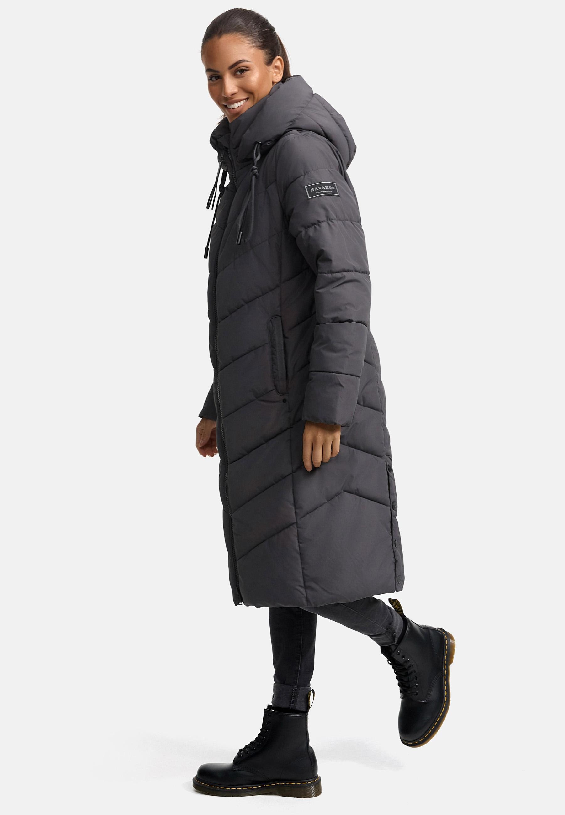 Navahoo Steppmantel »Sahnekatzii XIV«, Schicker Wintermantel mit kuschlig warm wattiertem Kragen