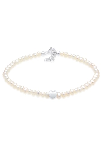 Perlenarmband »Valentinstag Herz Süßwasserzuchtperle 925 Silber«