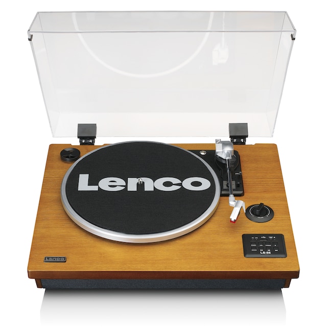 Lenco Plattenspieler »LS-55WA - BT, USB, MP3, Lautsprecher« | BAUR