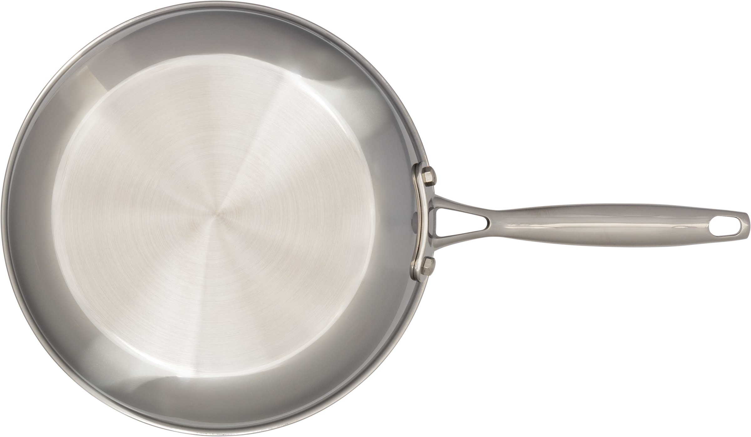 HENSSLERS Pfannen-Set »HENSSLERS Bratpfannen-Set, Ø 24 und 28 cm, inkl. Deckel«, Edelstahl, (4 tlg.), mit Wabenstruktur