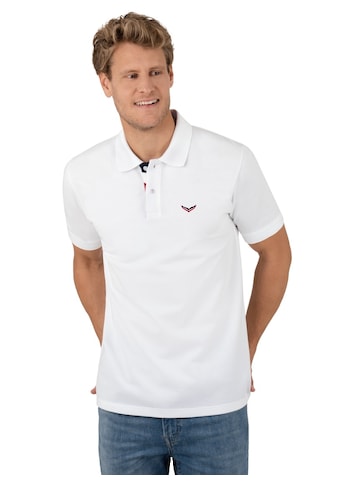 Poloshirt »TRIGEMA Poloshirt mit maritimen Details«, (1 tlg.)