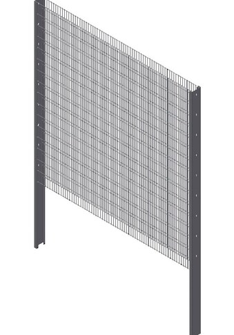 KRAUS Gabionenzaun »Gabione-100« anthrazit 1...