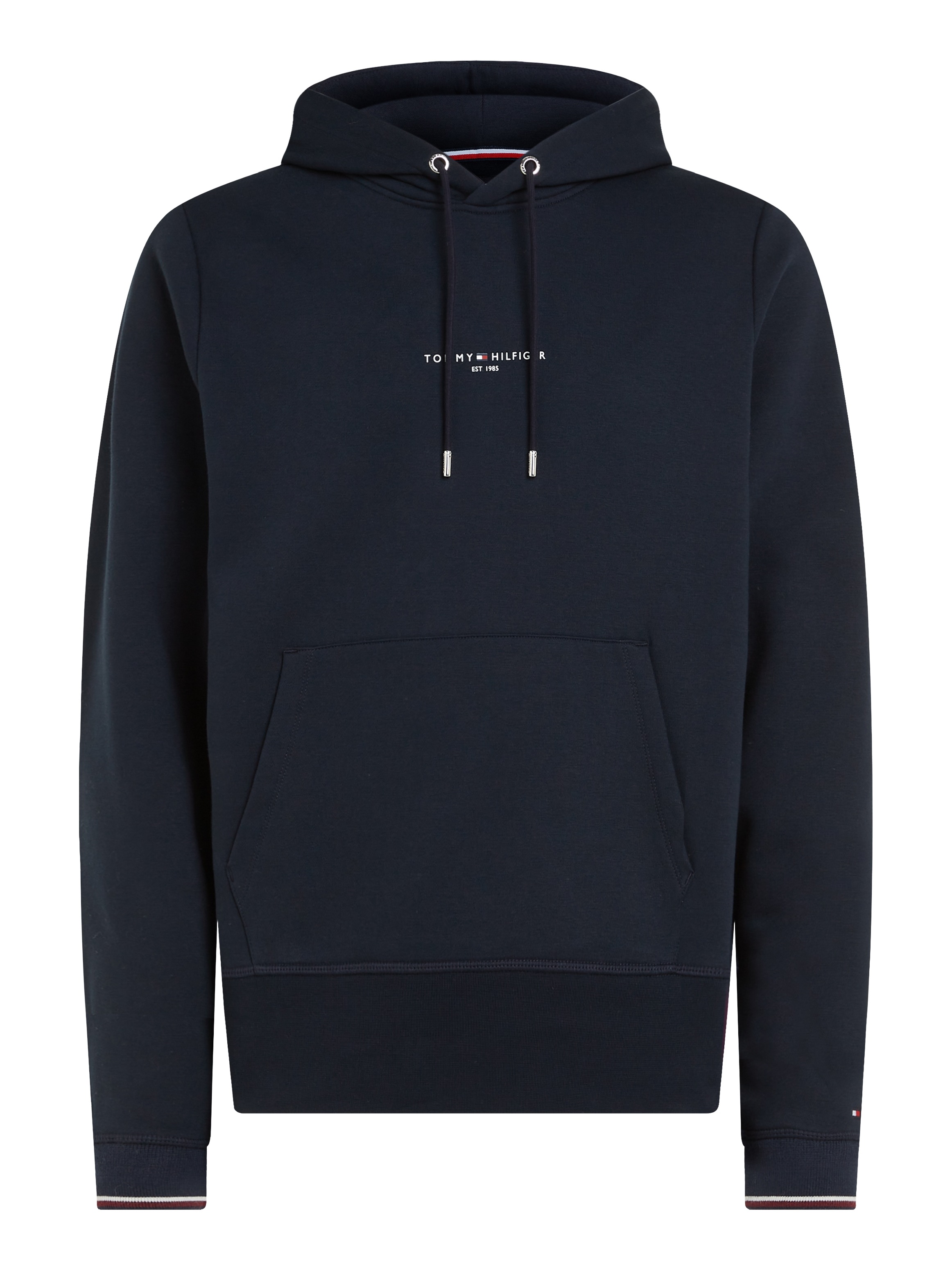 Tommy Hilfiger Hoodie »TOMMY LOGO TIPPED HOODY«, Tommy-Tape innen am Ausschnitt, Flag-Stickerei am Ärmel