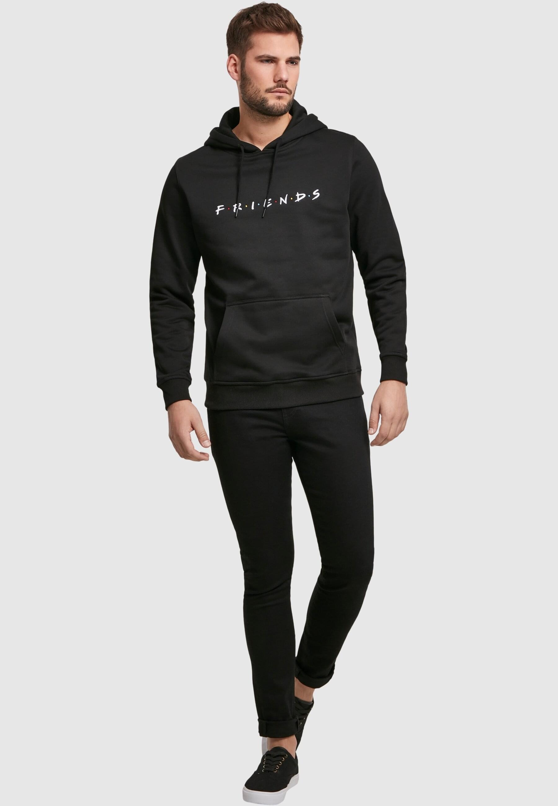 Merchcode Kapuzensweatshirt »Merchcode Herren Friends Logo EMB Hoody«, (1 tlg.)