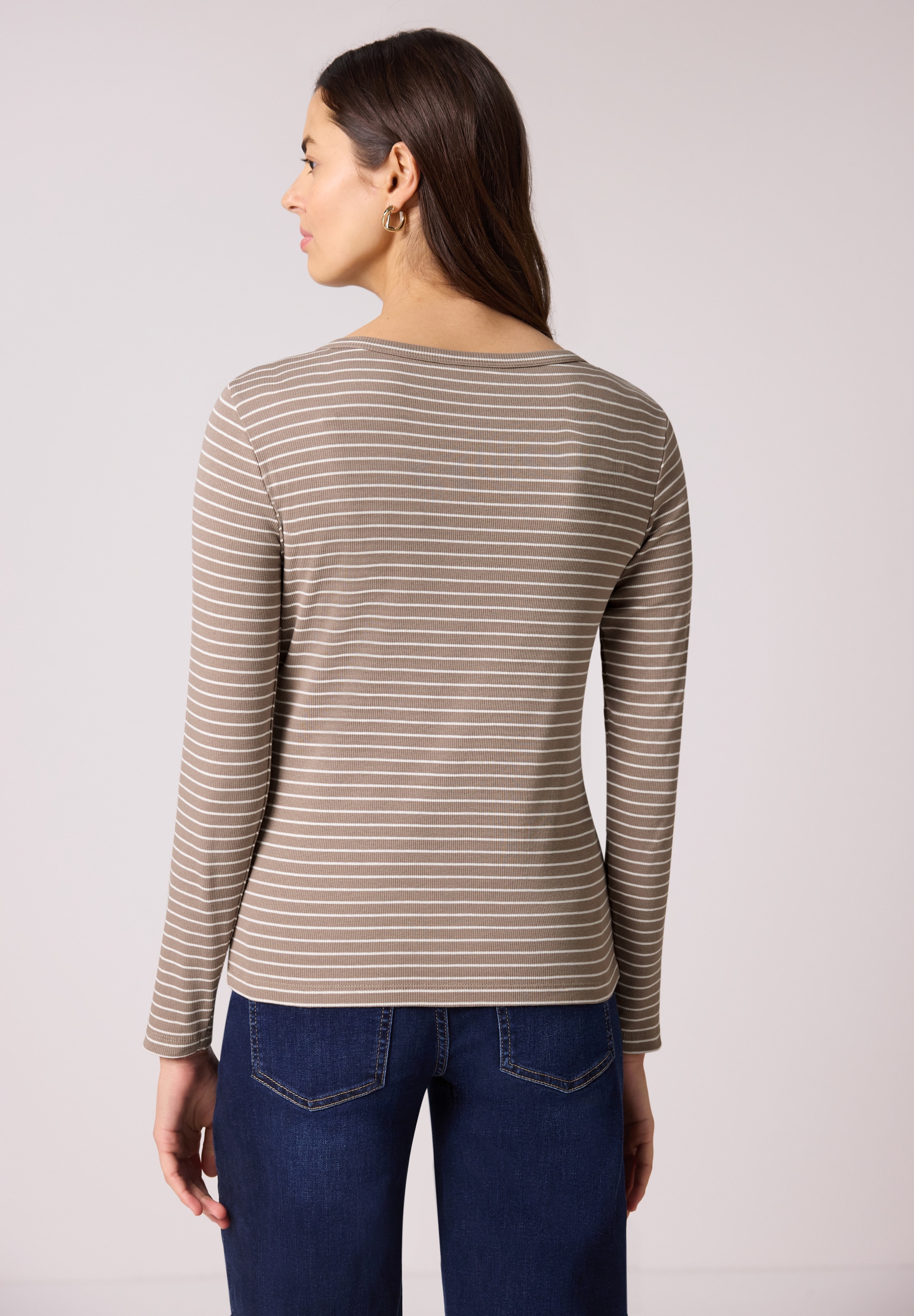 STREET ONE Langarmshirt im soften Baumwoll-Mix