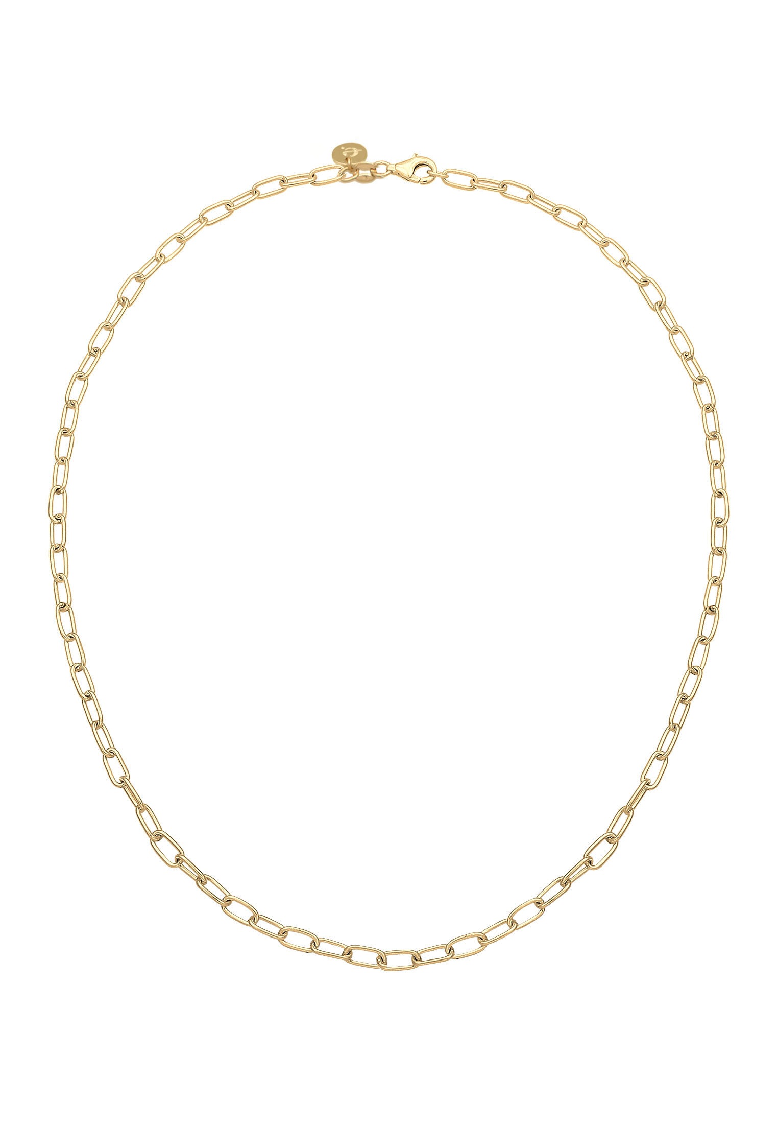 Elli Premium Kette ohne Anhänger »Basic Gliederkette Blogger Trend 925er Silber«