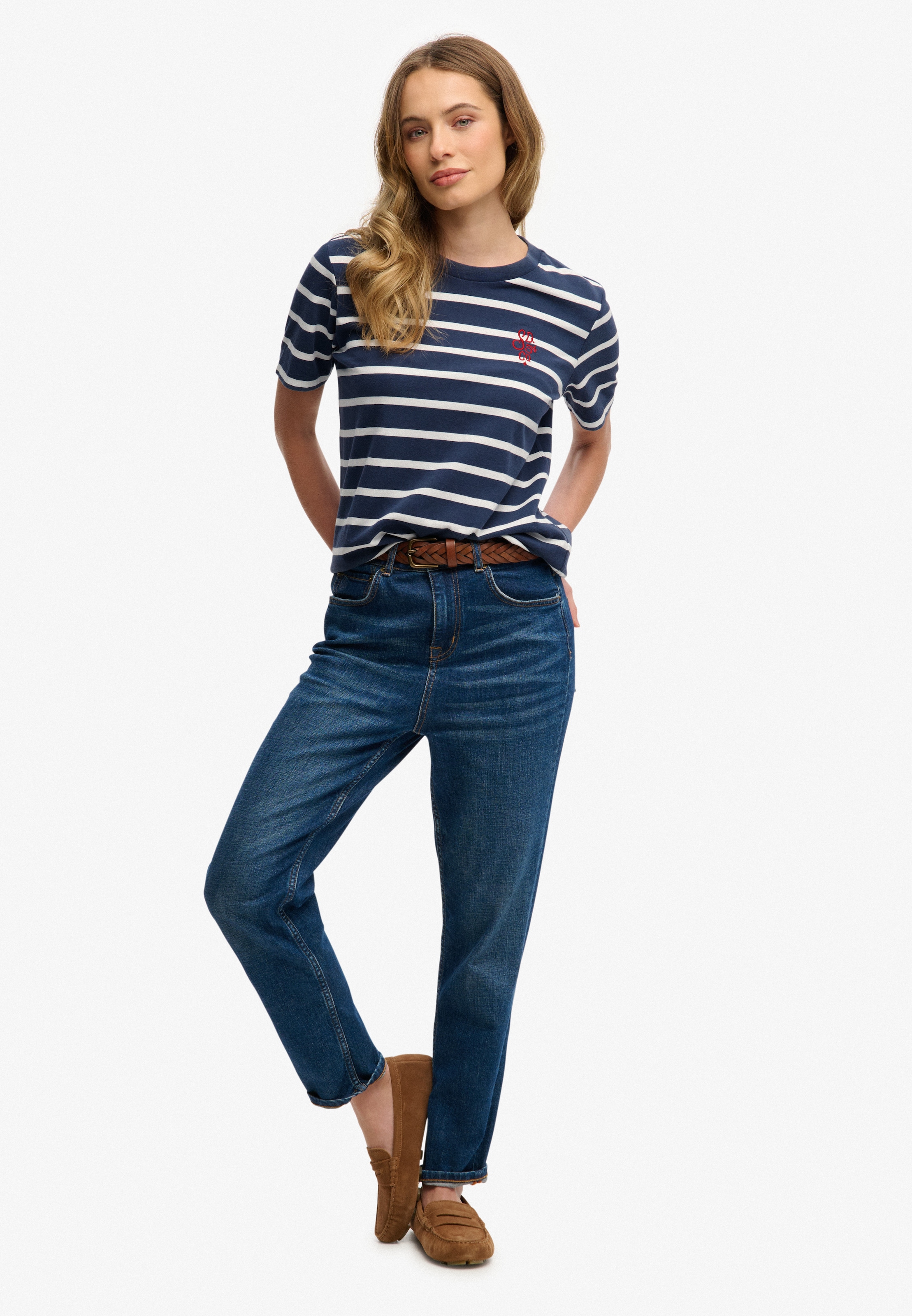 Superdry Kurzarmshirt »Heritage Hamptons Stripe Tee«