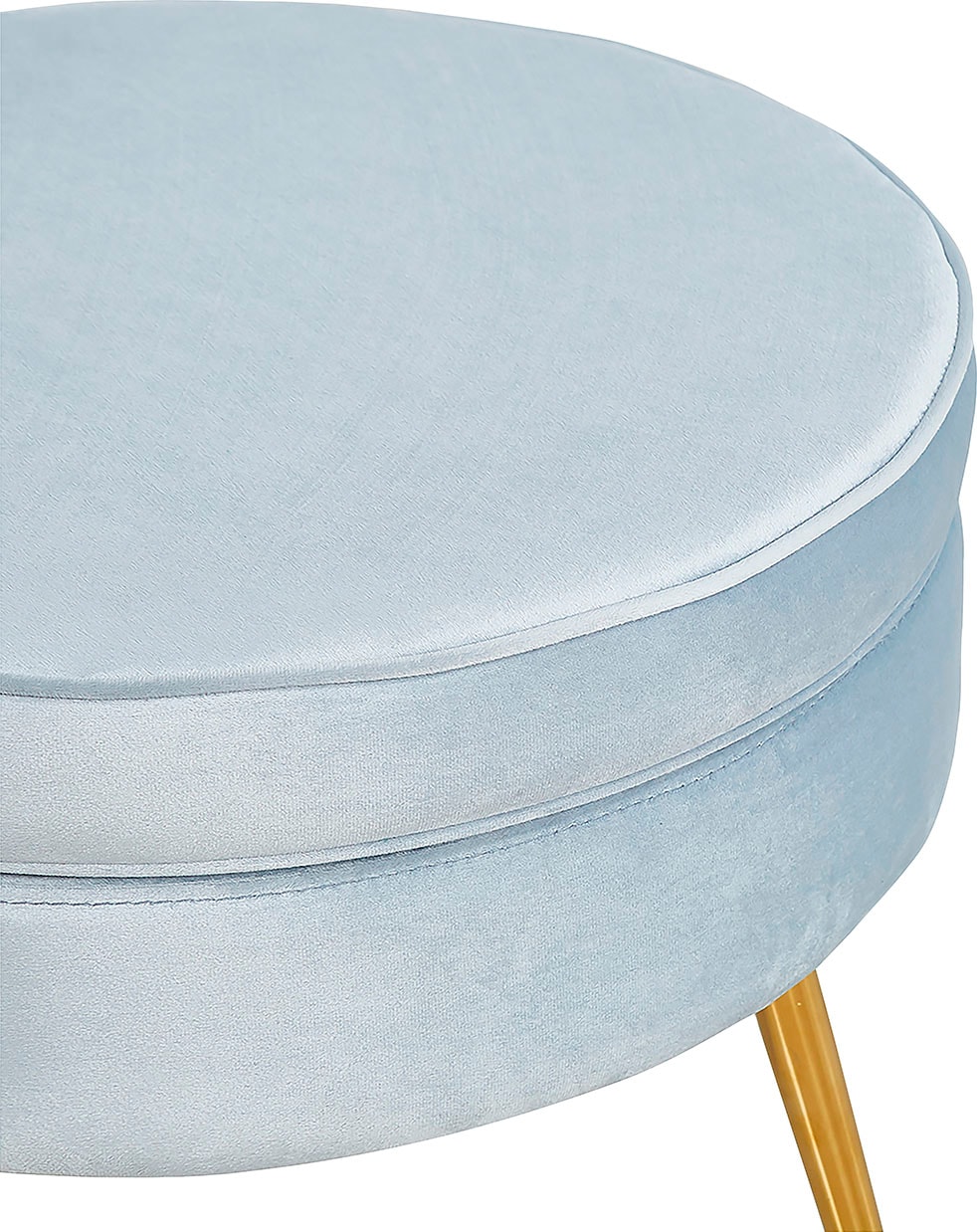 SalesFever Polsterhocker »Clam«, mit hohem Sitzkissen
