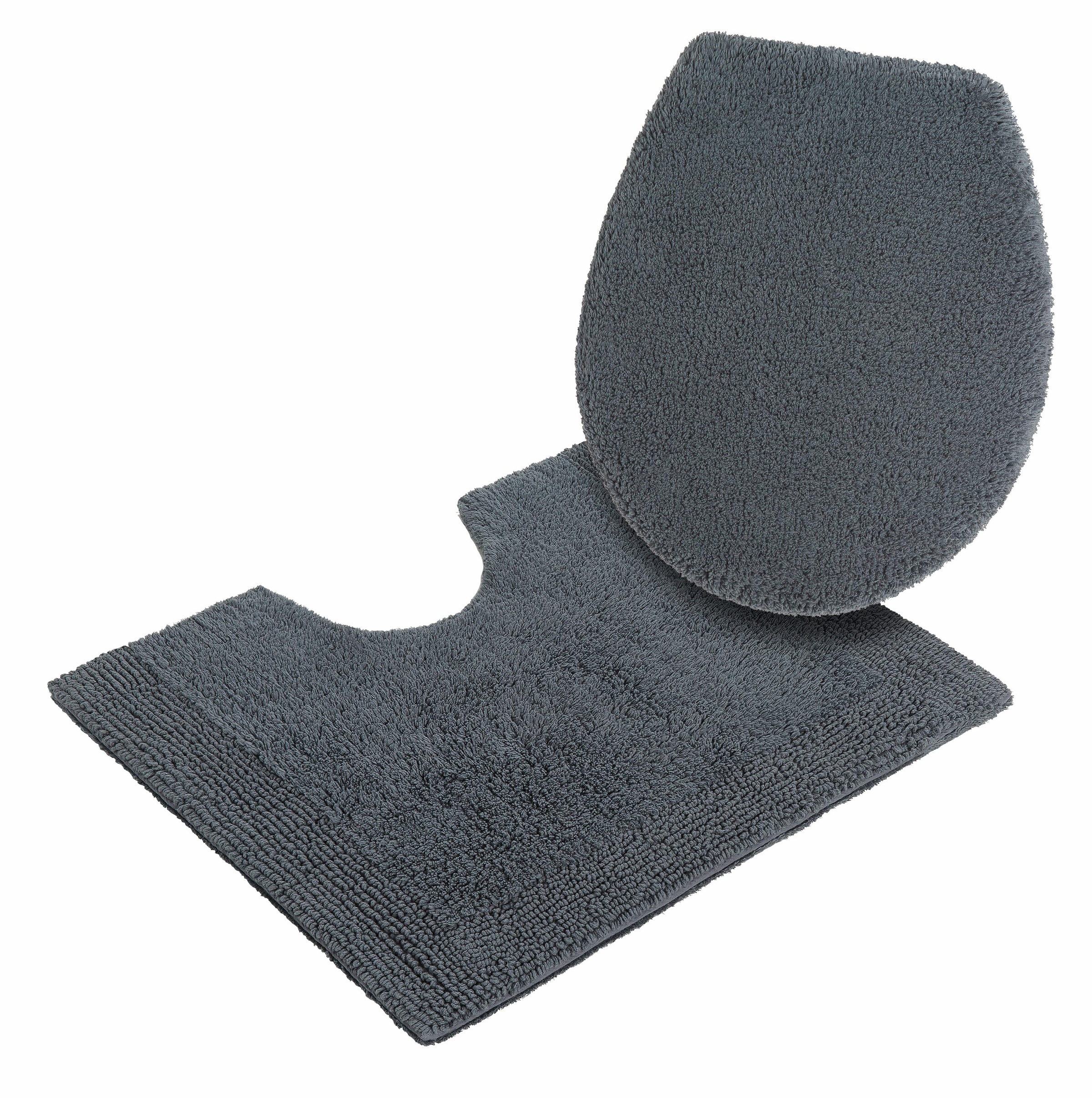 my home Badematte "Kapra, Badvorleger, Badezimmer Teppich" Höhe 14 mm beids günstig online kaufen