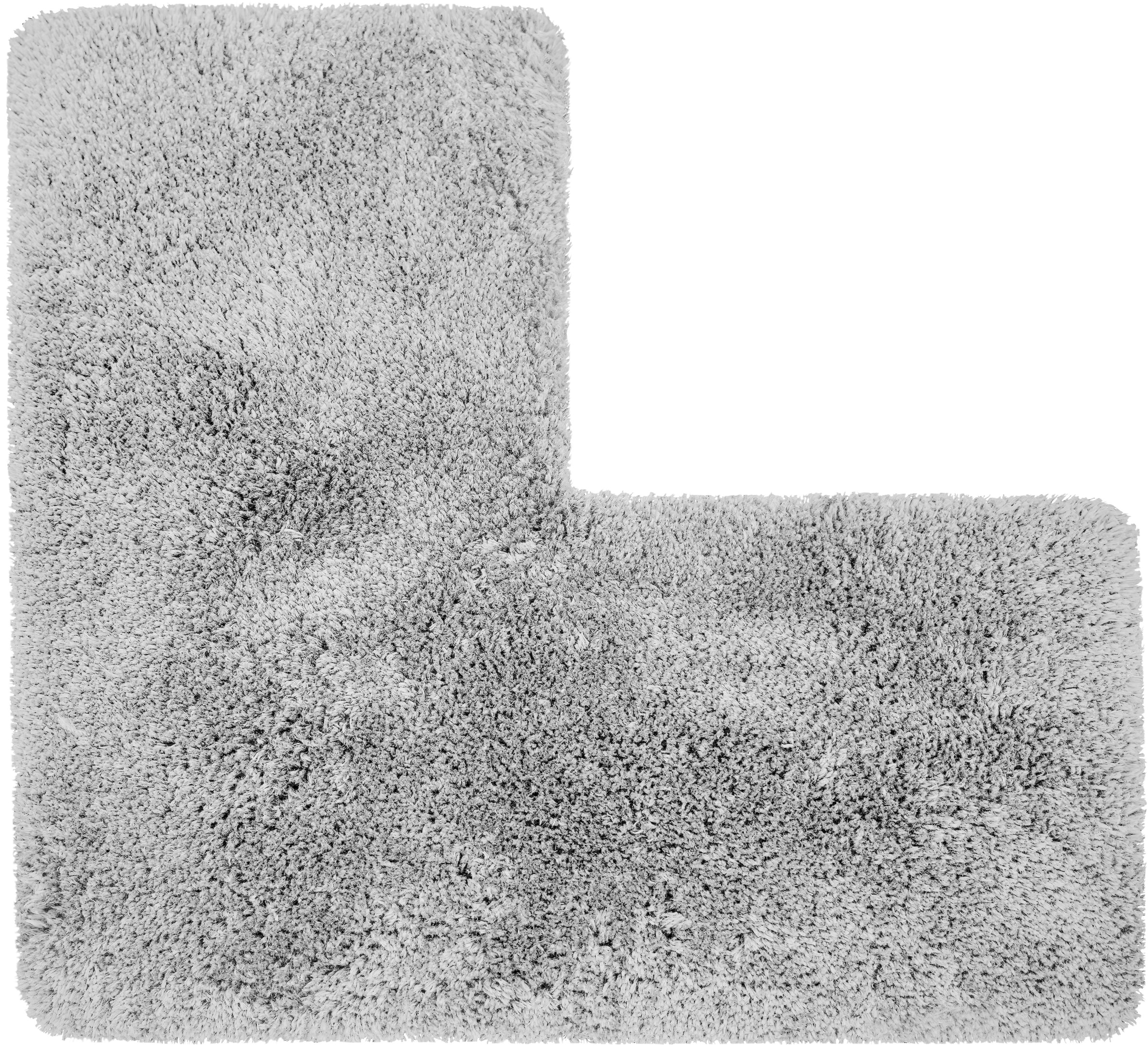 my home Badematte »Sanremo, Badvorleger, Badezimmer Teppich, sehr weich«, rutschhemmend beschichtet, fußbodenheizungsgeeignet-schnell trocknend, Badteppich, unifarben, rechteckig, rund & als 3-tlg. Set erhältlich