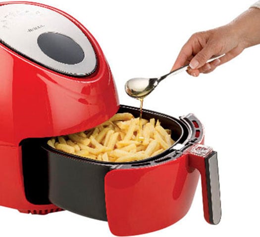 Ariete Heißluftfritteuse »4618R Airy Fryer XXL rot«, 1800 W