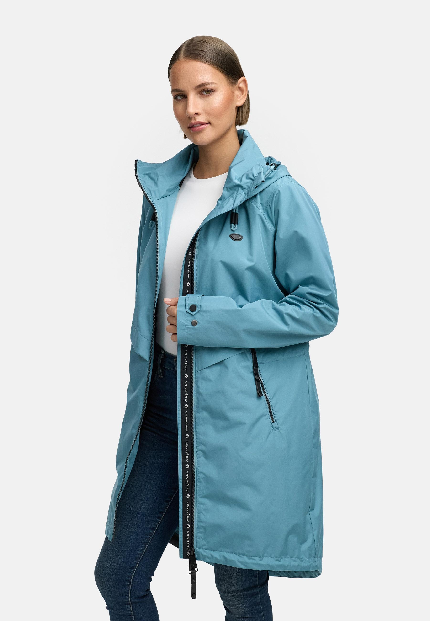 Ragwear Jerseymantel »Frodik« Wasserdichter oversized Damen Parka für die Übergangszeit