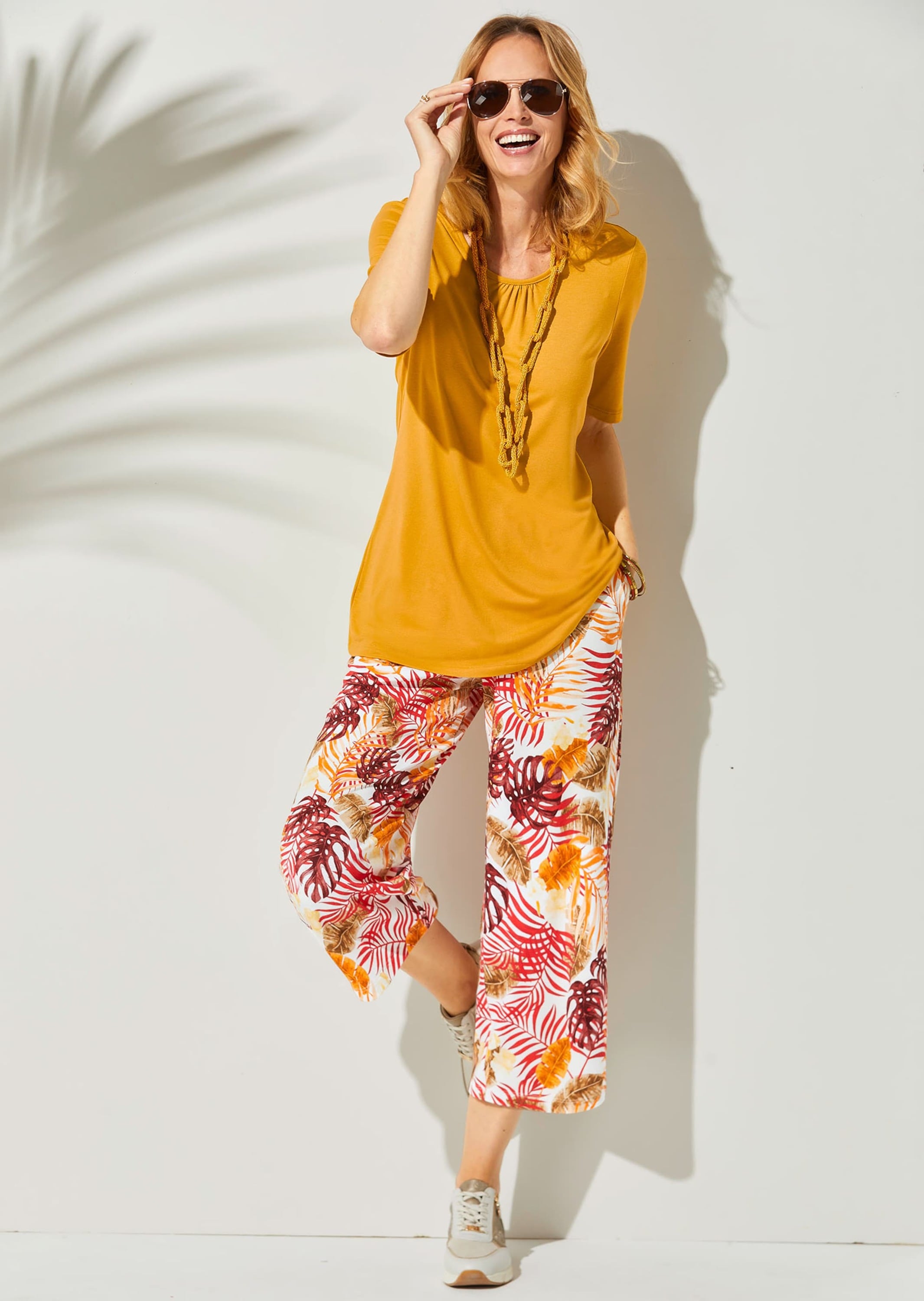 GOLDNER 2-in-1-Hose »Attraktive Druckhose Louisa mit weichem Fall«