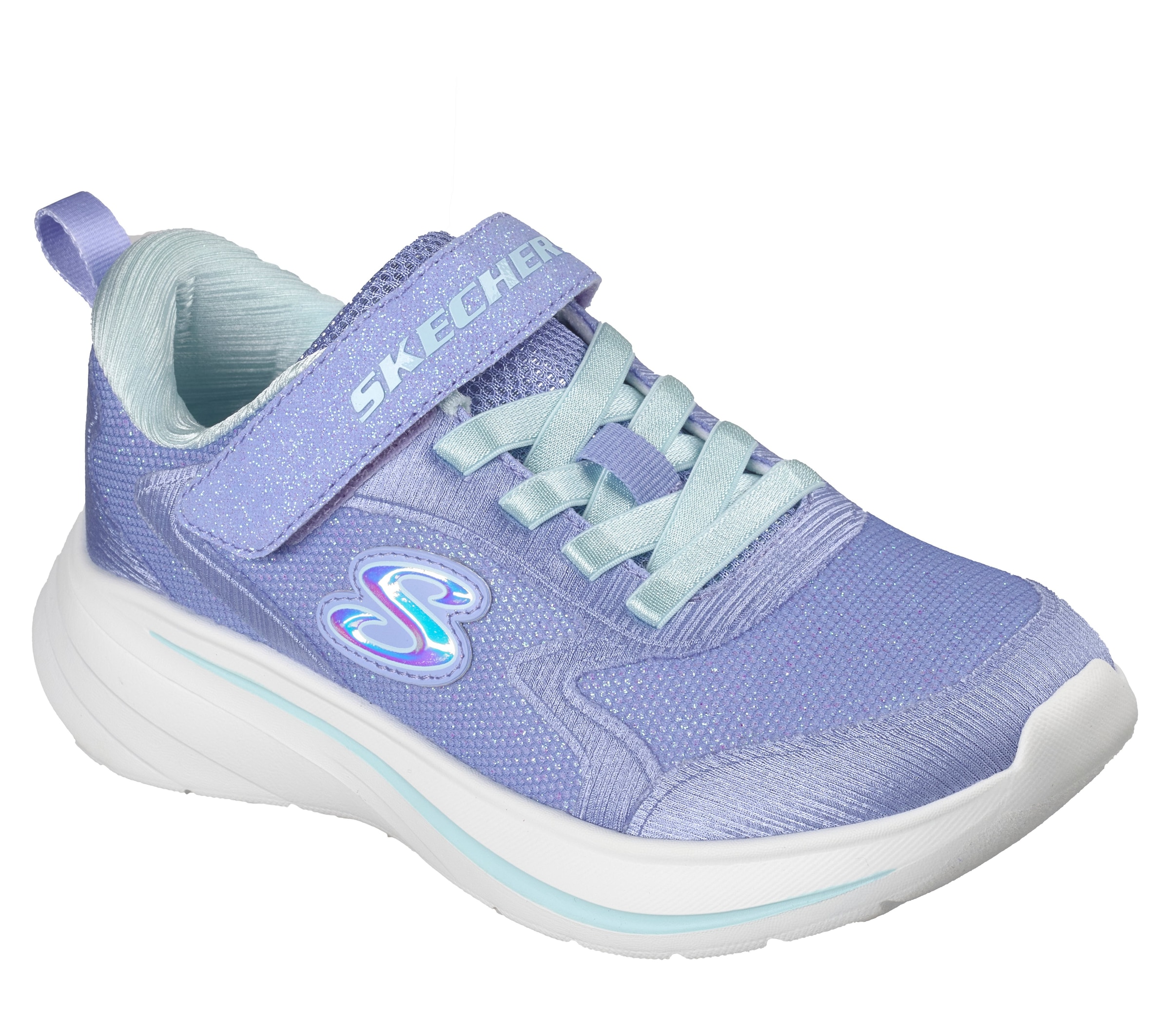 Skechers Sneaker »WAVE 92«  Schlupfschuh mit Glitzer für Mädchen, Größenschablone zum Download