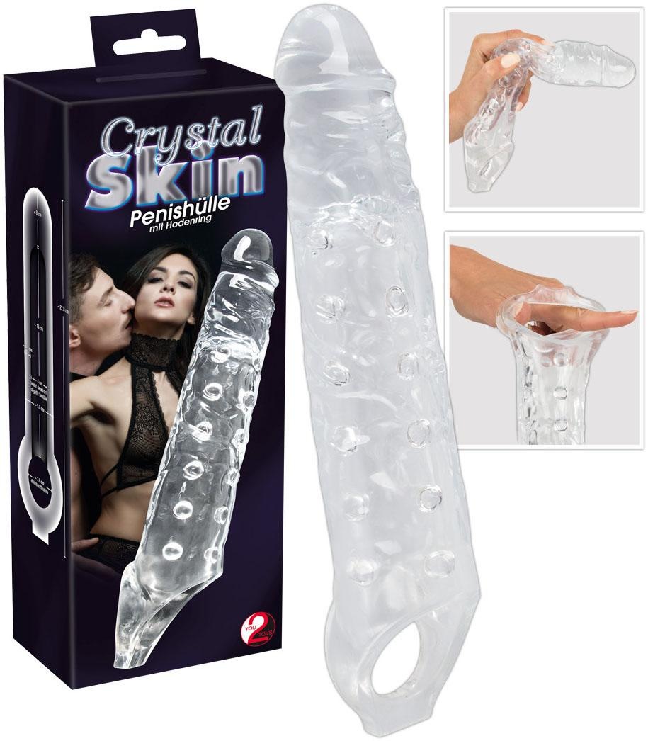 Crystal Clear Penishülle »Crystal Skin«, mit Hodenring