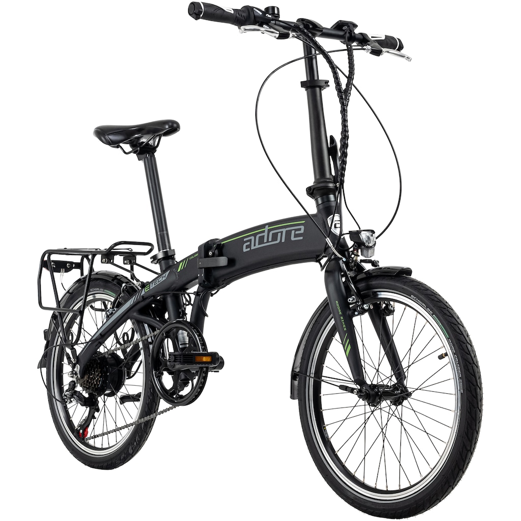 Adore E-Bike »Cologne«, 6 Gang, Shimano, Tourney, Heckmotor 250 W