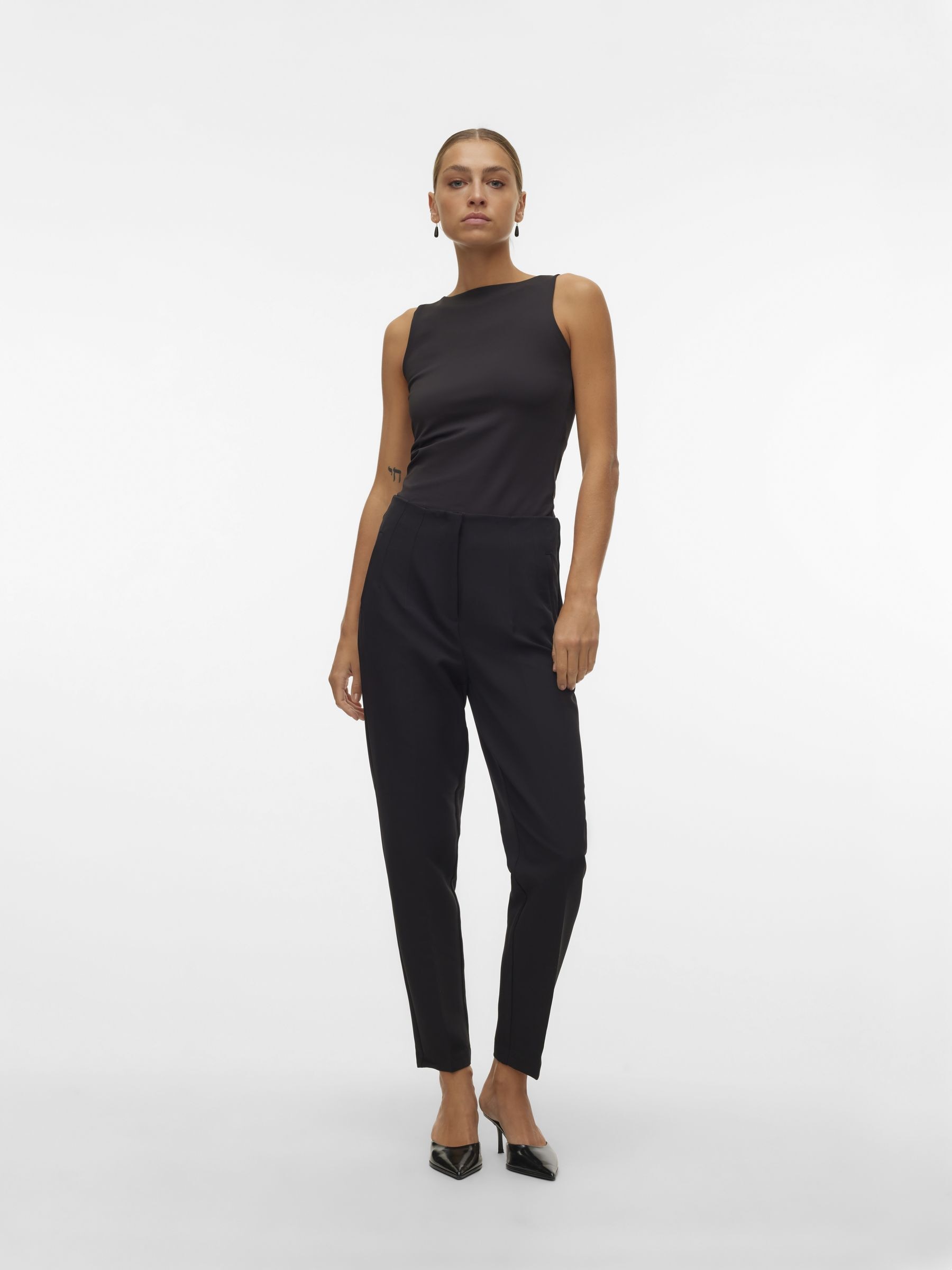Vero Moda Anzughose »VMLINA HW TAPERED PANT NOOS«