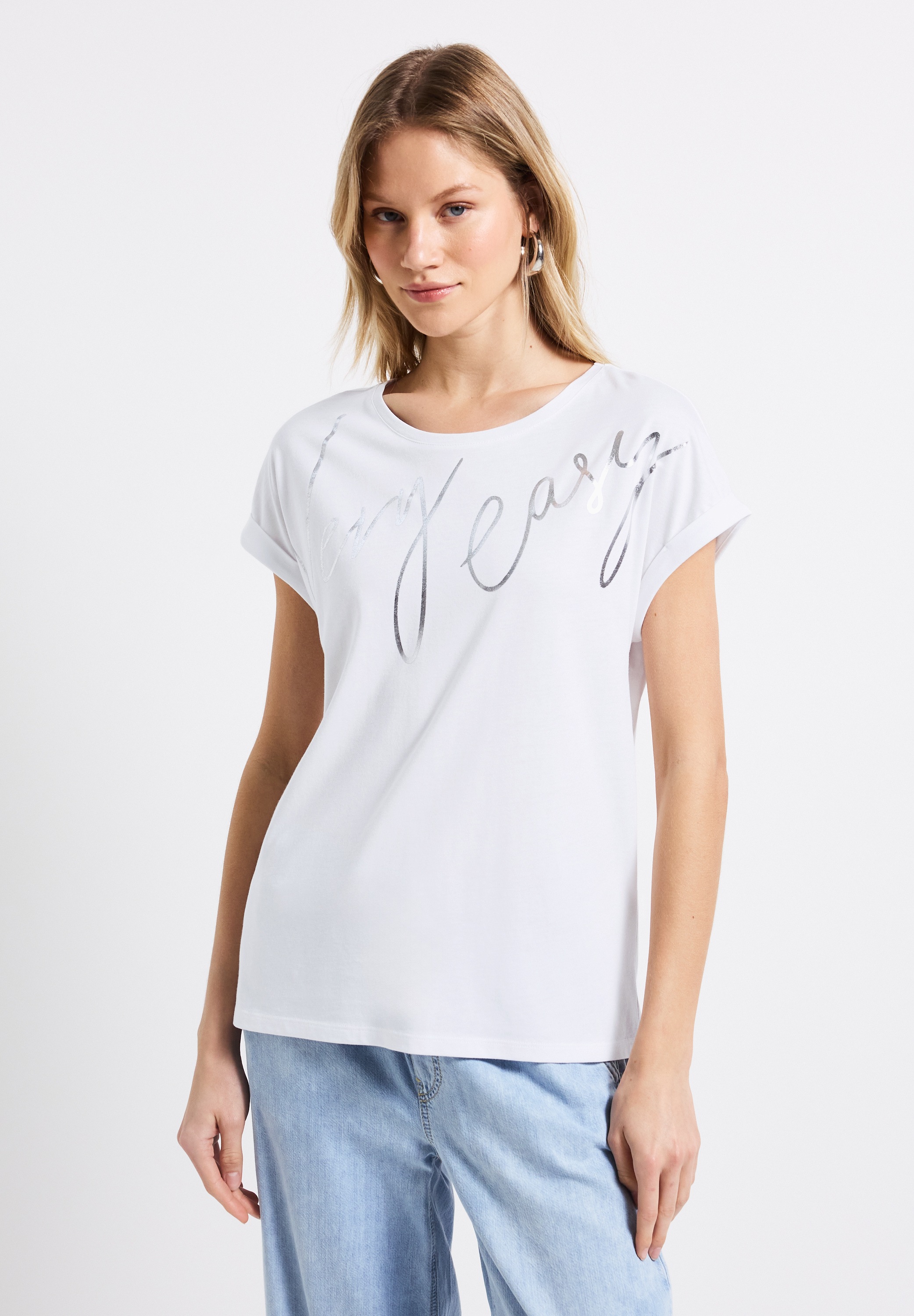 STREET ONE T-Shirt, mit Rundhalsausschnitt günstig online kaufen