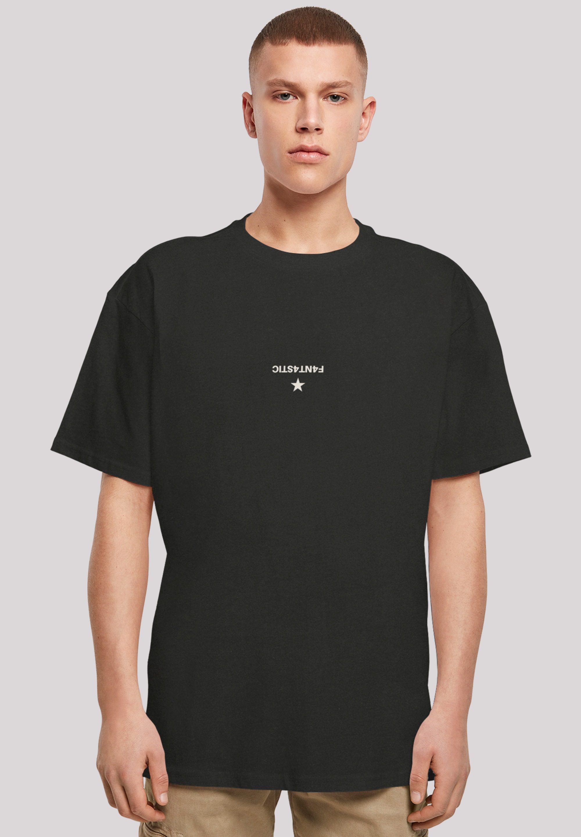 F4NT4STIC T-Shirt »Skelett Hände Schmetterling«, Print
