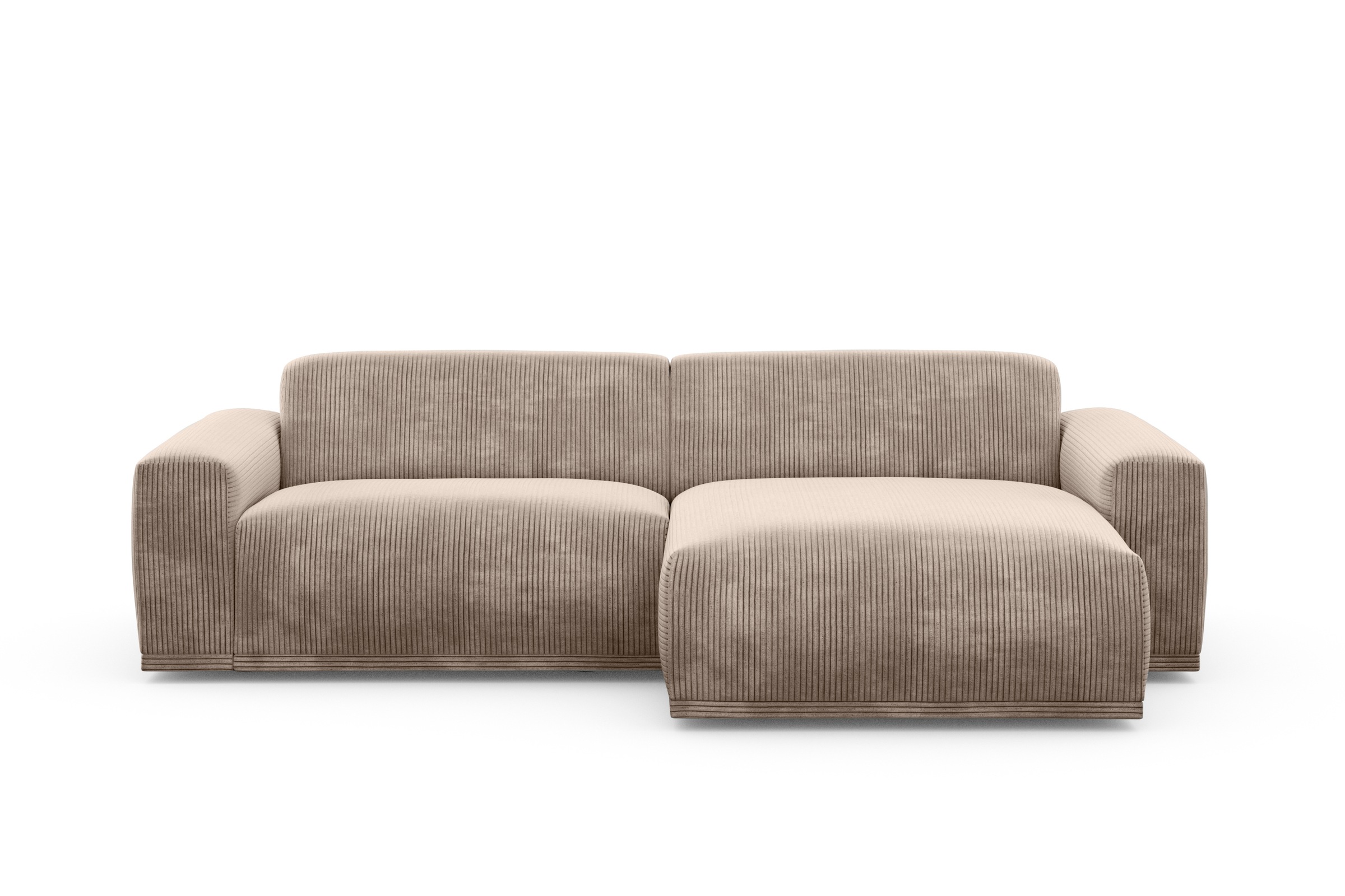 TRENDMANUFAKTUR Ecksofa "Braga, mit hochwertigem Kaltschaum, L-Form, in Cor günstig online kaufen