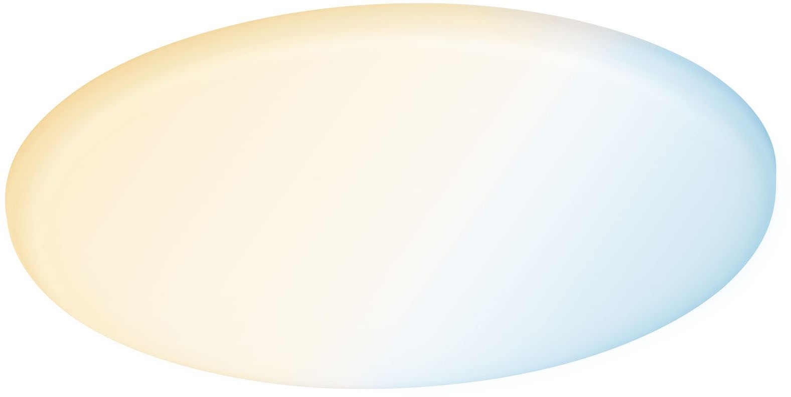 Paulmann LED Bad-Einbauleuchte »Veluna«, Schutzart IP44, Weißlichtsteuerung, Ø 18,5 cm