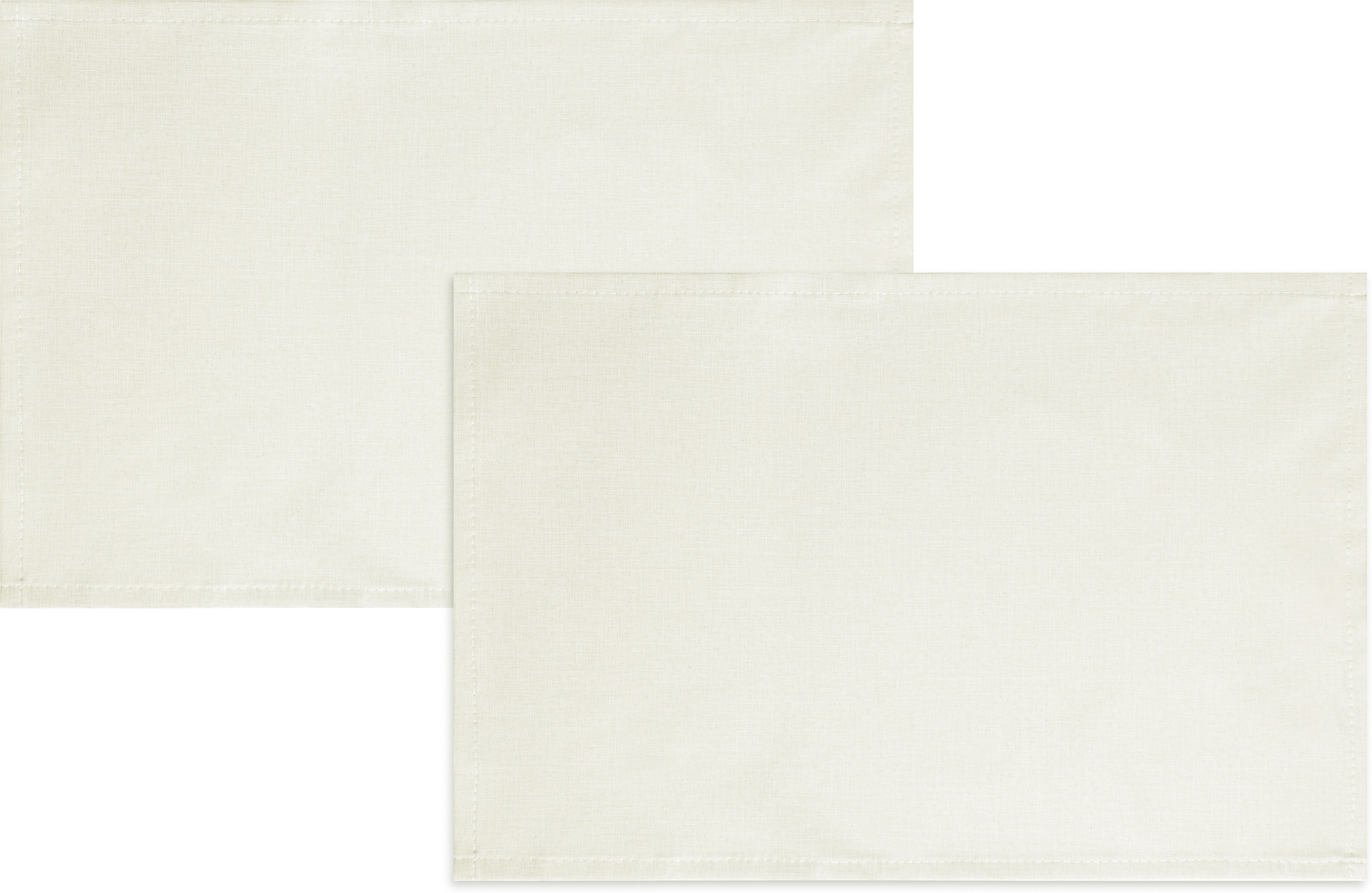 OTTO home Platzset "Ozzie, Leinenoptik, 2 Stück, weiche und flexible Materialqualität," Uni, strukturiert, Pflegeleicht, Praktisch,Dekoration, 30x45cm