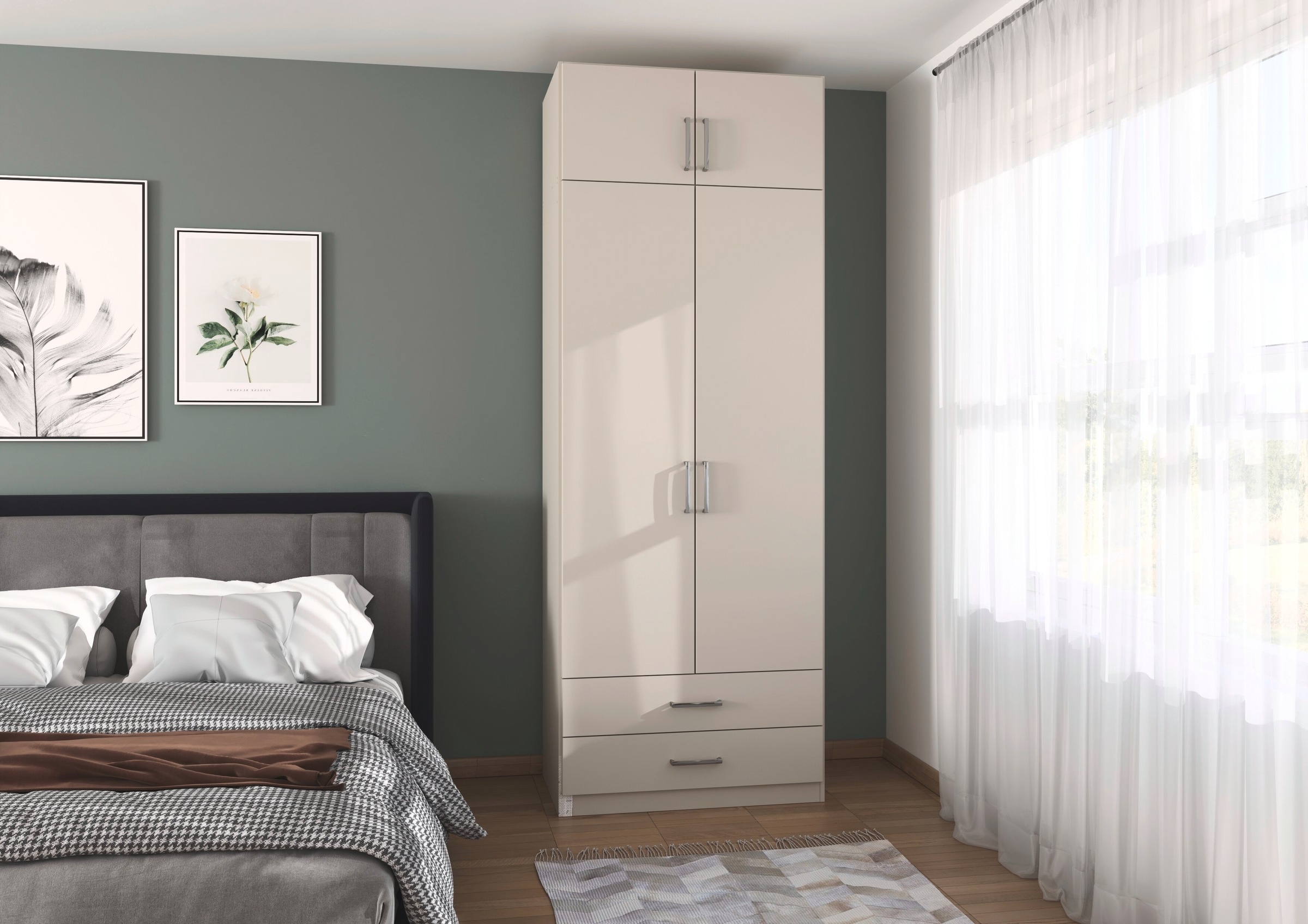 Thumbnail - rauch Kleiderschrank "Schrank Garderobe Wäscheschrank GAMMA in 4 Breiten 91-226 cm" 3 verschiedene Ausstattungen BASIC/C...