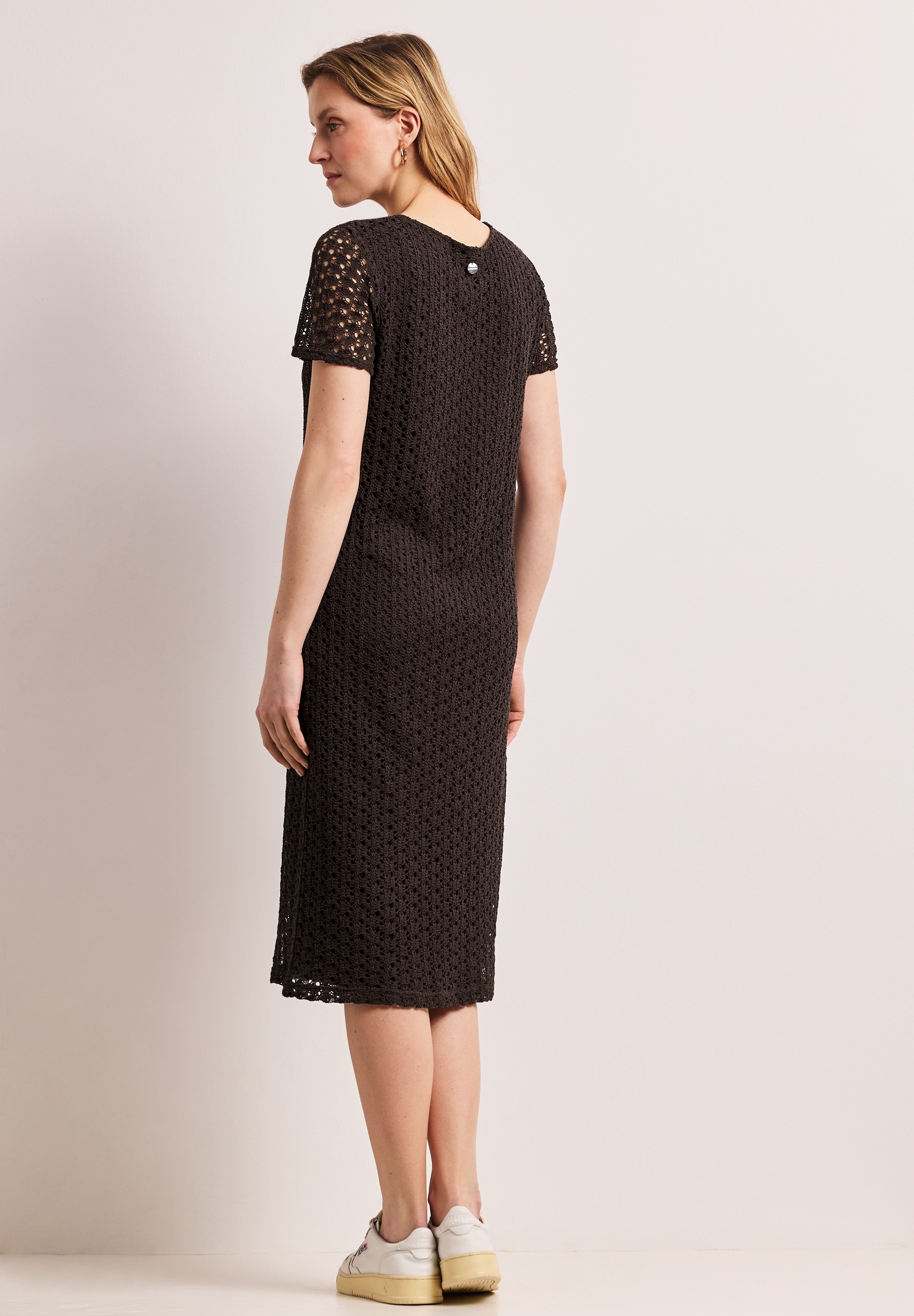 STREET ONE Midikleid Ohne Taschen in Unifarbe