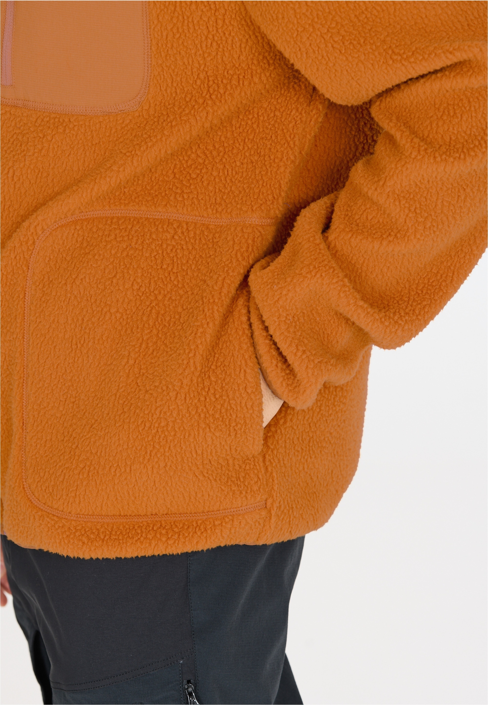 WHISTLER Strickpullover »Felis«, aus weichem Teddyfleece mit flachen Nähten