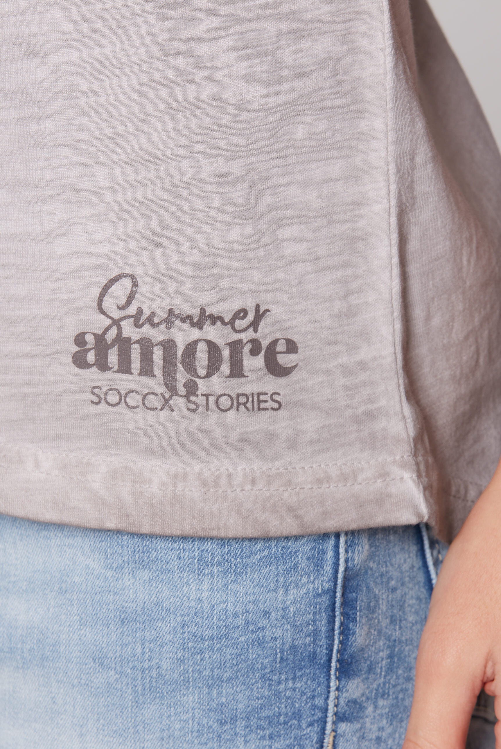 SOCCX Tanktop, aus Baumwolle
