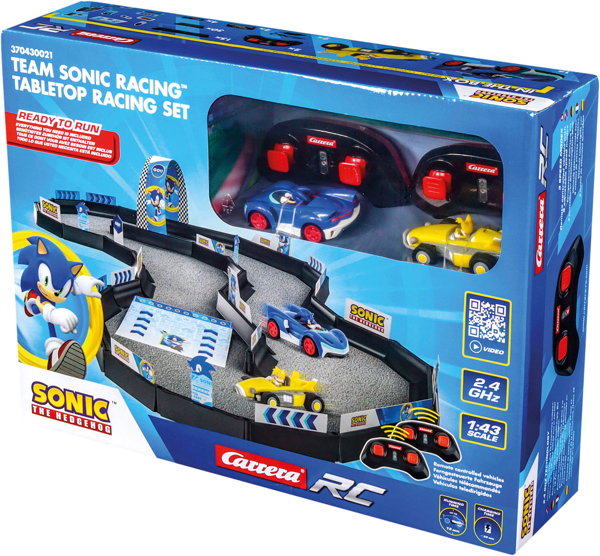 Carrera® RC-Figur »Carrera® RC, Spielset, Team Sonic Racing™ Tabletop Racing Set«, Mini Race Track