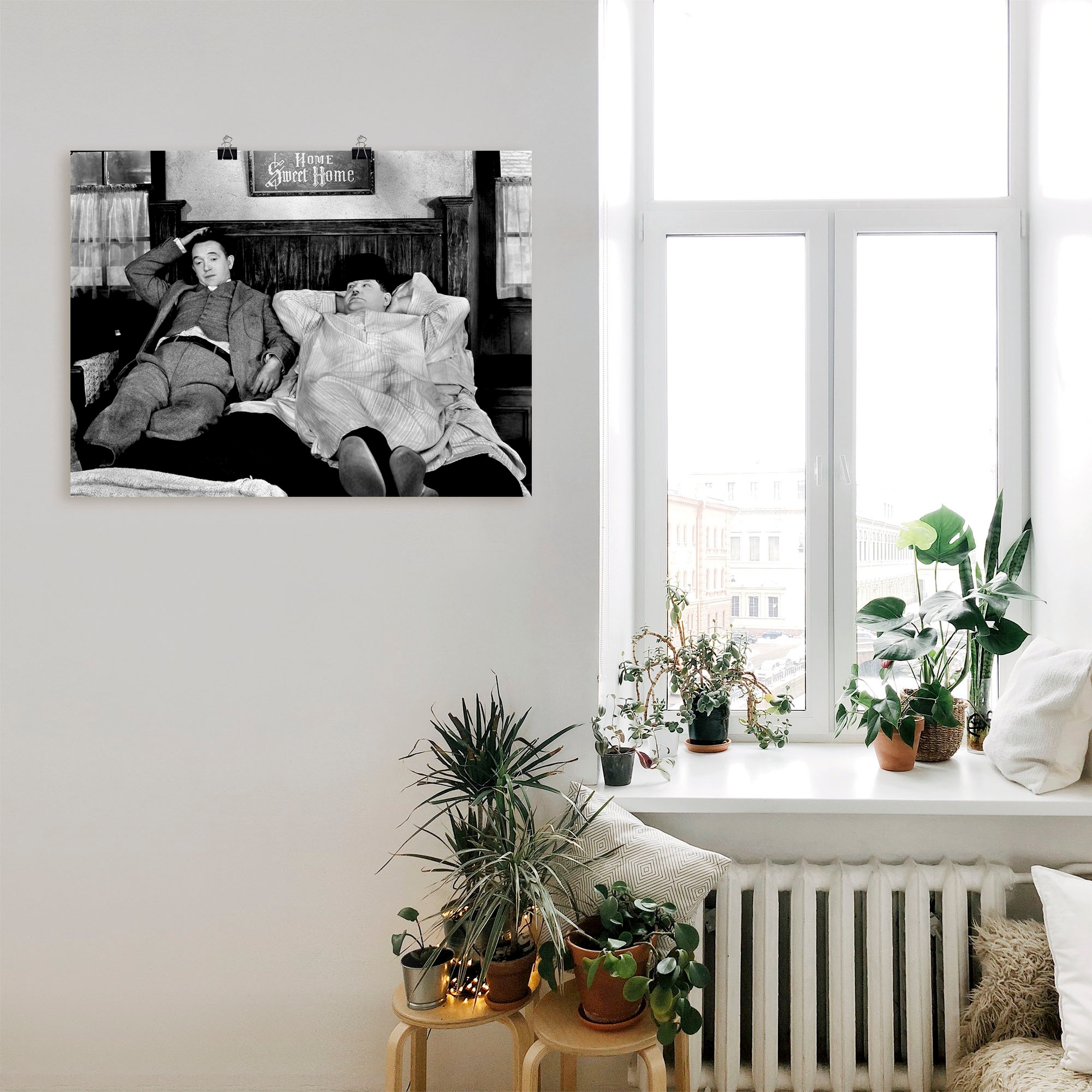 Artland Wandbild »Dick und Doof I«, Stars, (1 St.), als Alubild, Outdoorbild, Leinwandbild, Poster, Wandaufkleber