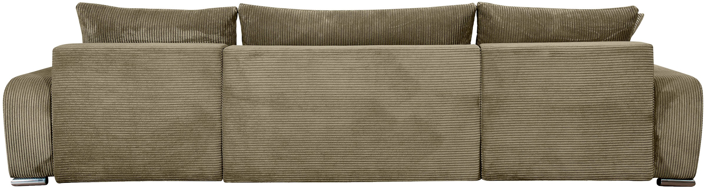 COLLECTION AB Wohnlandschaft »Paola U-Form«, mit Schlaffunktion, Stauraum, Zierkissen und Bonnellfederkern, Cord