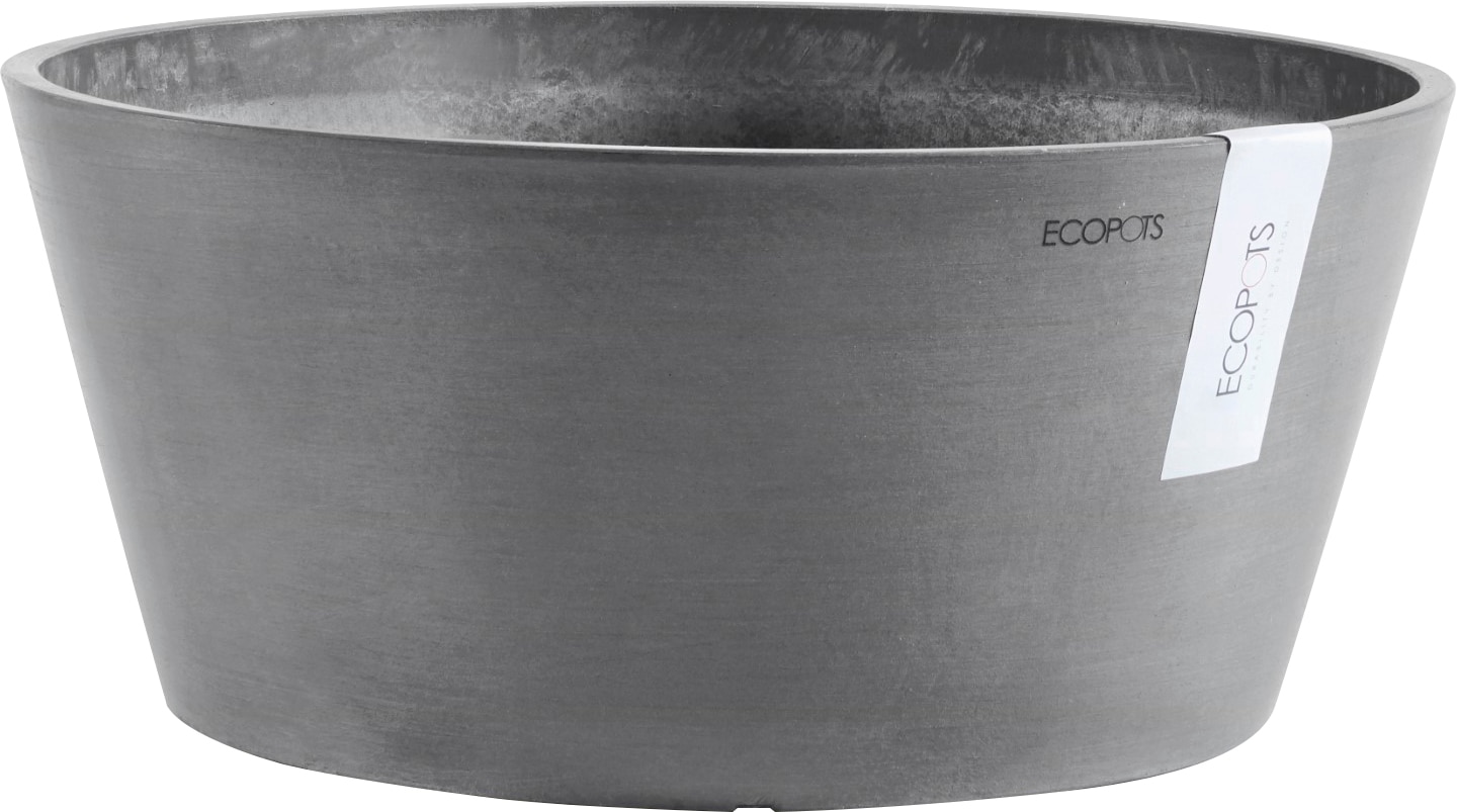 ECOPOTS Blumentopf "FRANKFURT Grey", BxTxH: 41x41x18 cm