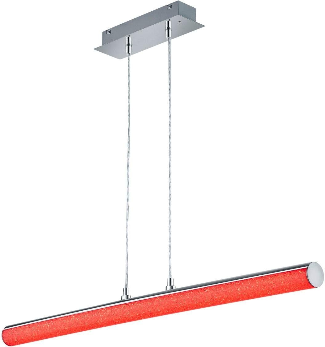 TRIO Leuchten LED Pendelleuchte »EMILA«, 1 flammig, Leuchtmittel LED-Board | LED fest integriert, Fernbedienung,integrierter Dimmer,RGBW-Farbwechsler