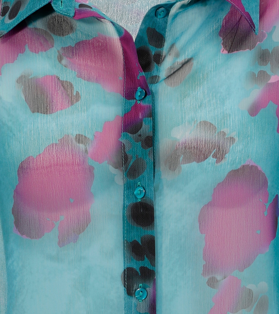 Aniston SELECTED Hemdbluse, in transparenter Chiffonqualität