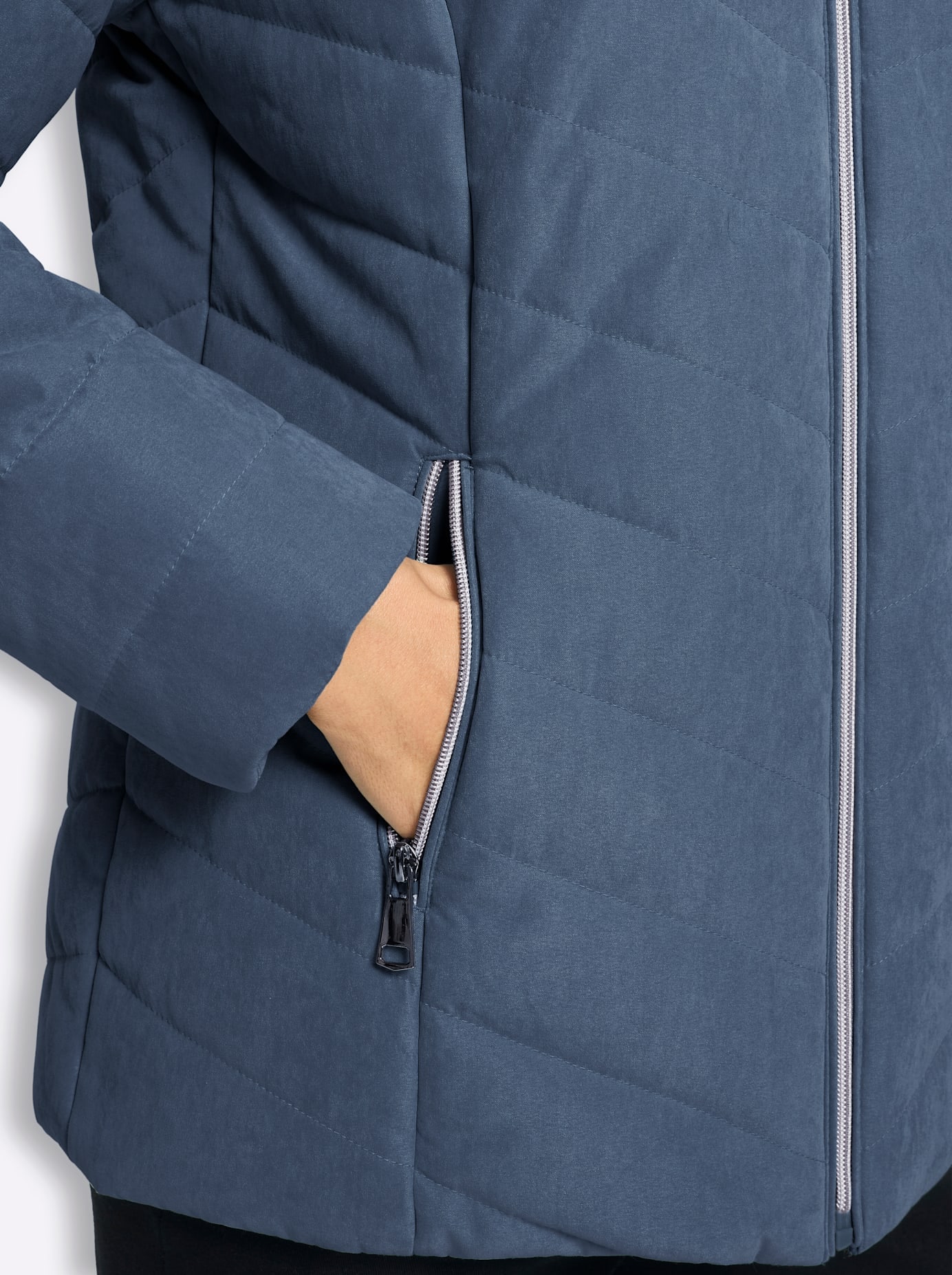 Inspirationen Steppjacke mit Kapuze