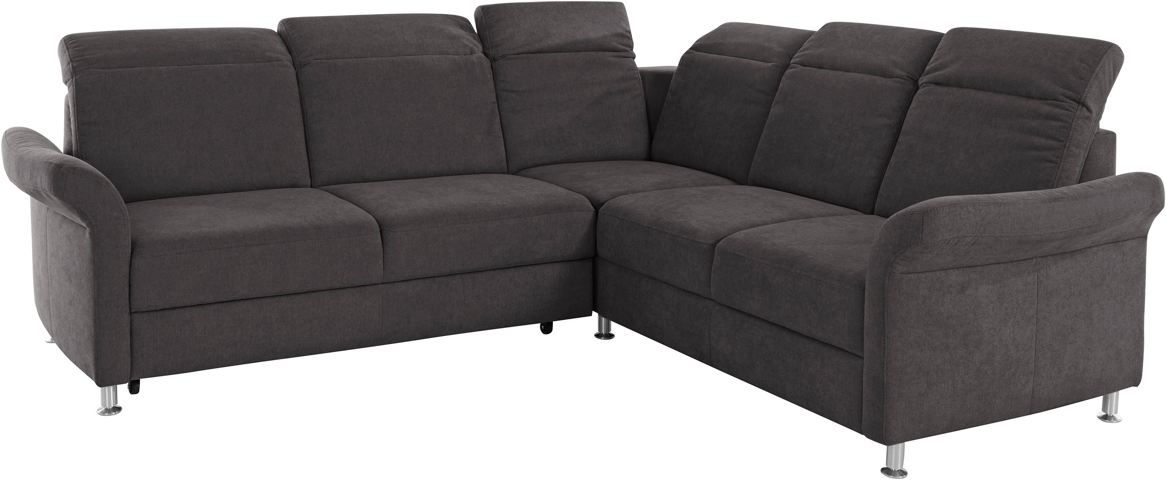 sit&more Ecksofa »Darwin L-Form«, inklusive Federkern, wahlweise mit Kopfteilverstellung, Bettfunktion