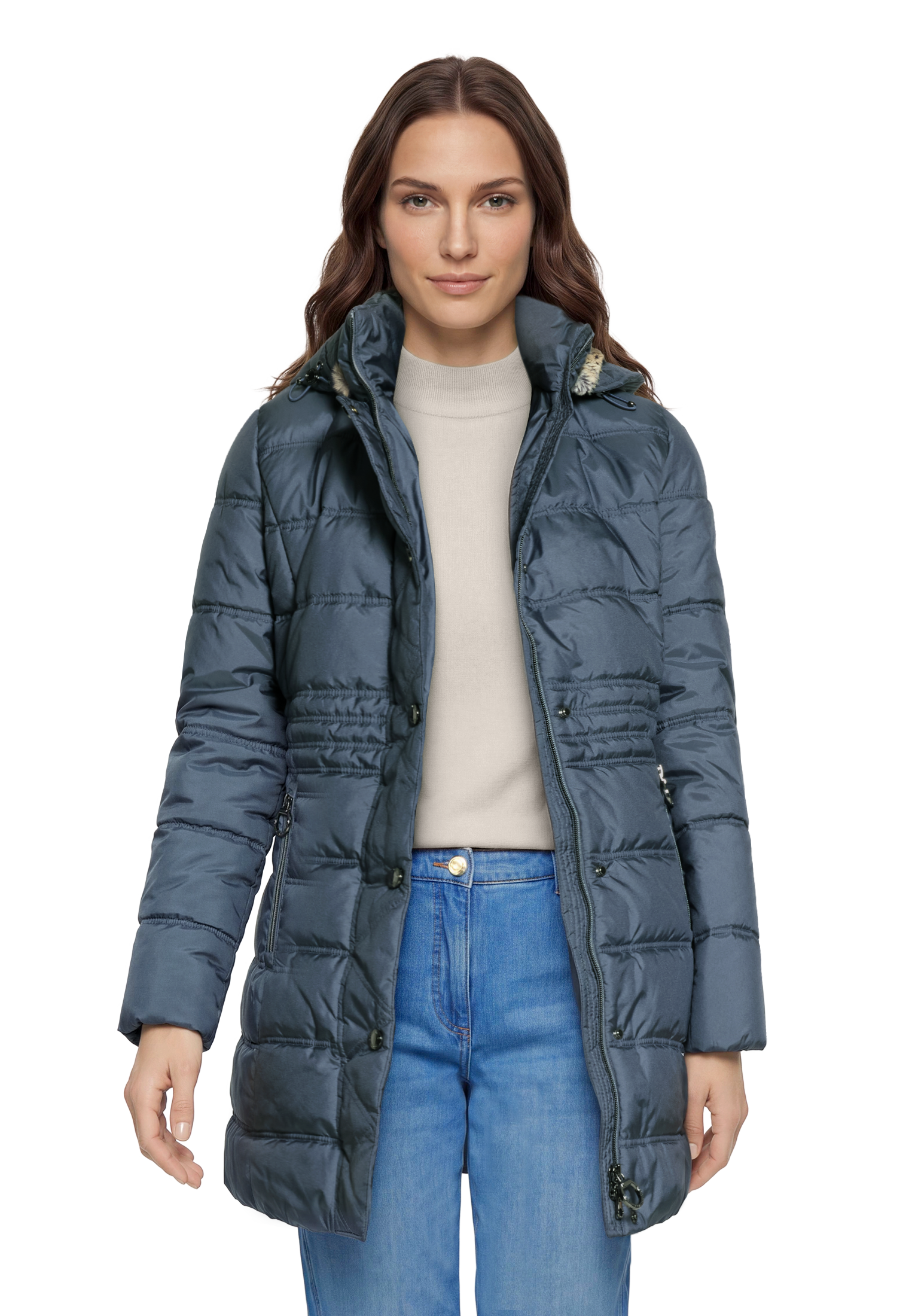Betty Barclay Steppjacke mit Kapuze mit Kapuze