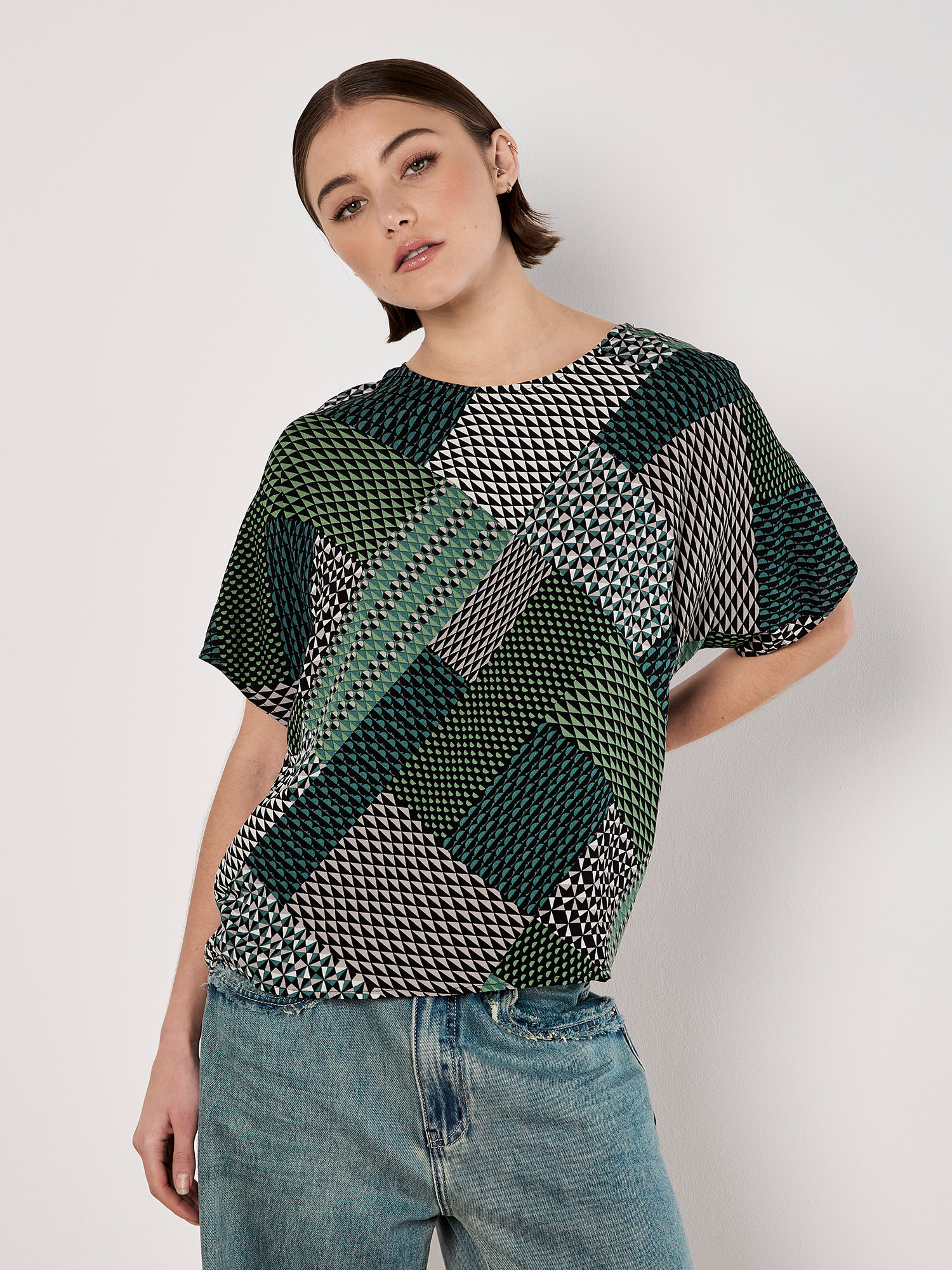 Apricot T-Shirt "Patchwork Shirt"