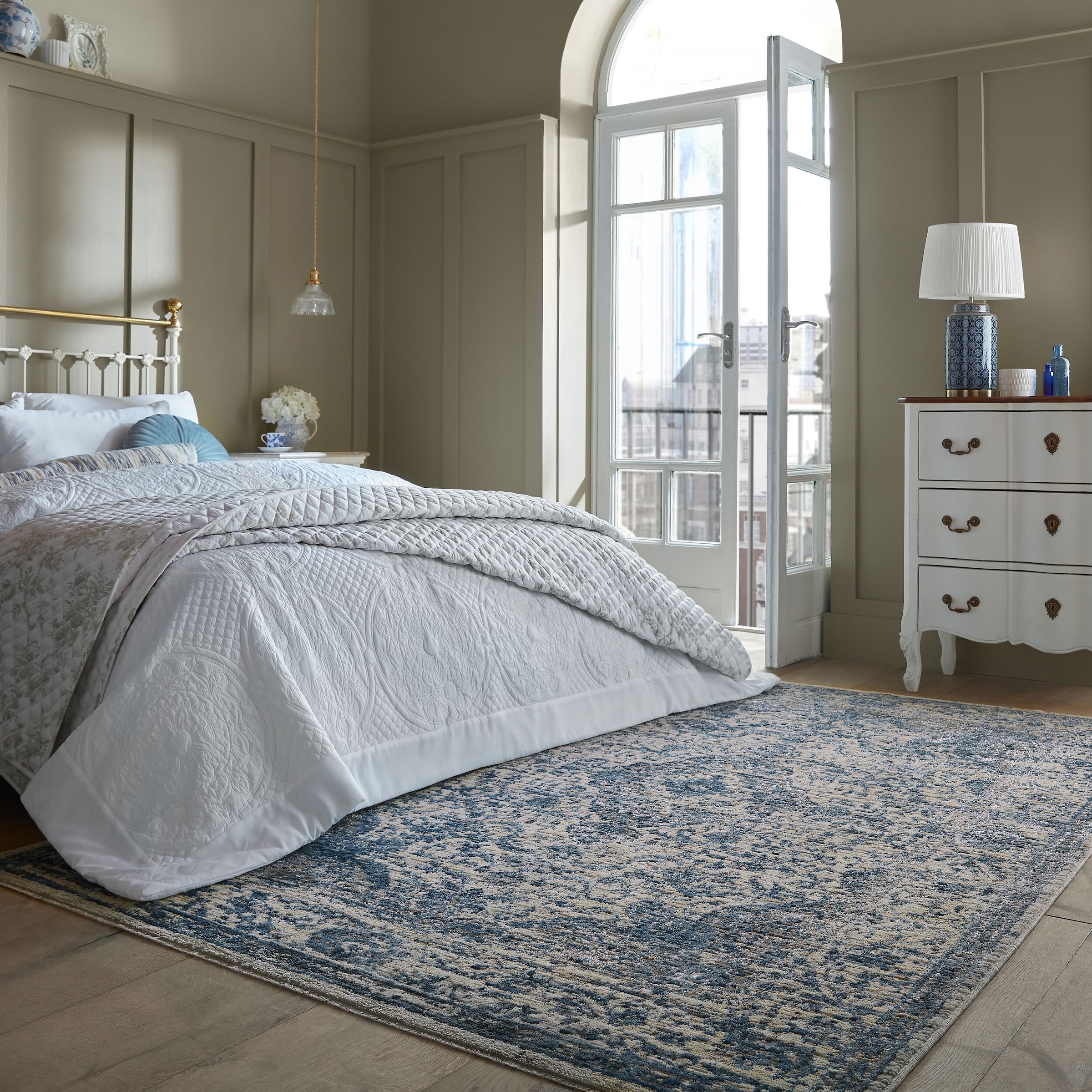 FLAIR RUGS Teppich "Cordelia Vintage" rechteckig 7 mm Höhe aus recyceltem P günstig online kaufen