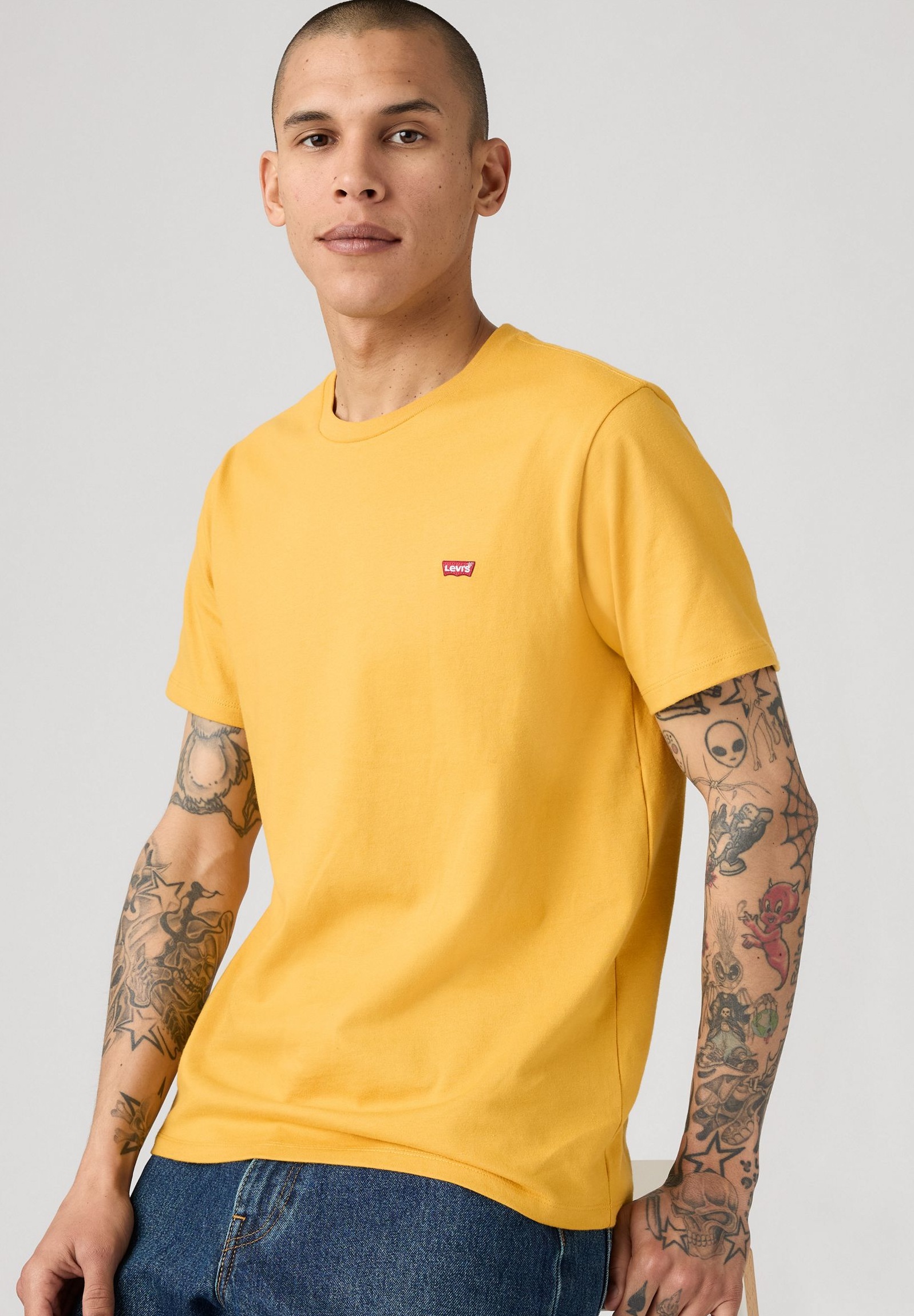 Levis "ORIGINAL HM TEE" mit Logo Print günstig online kaufen