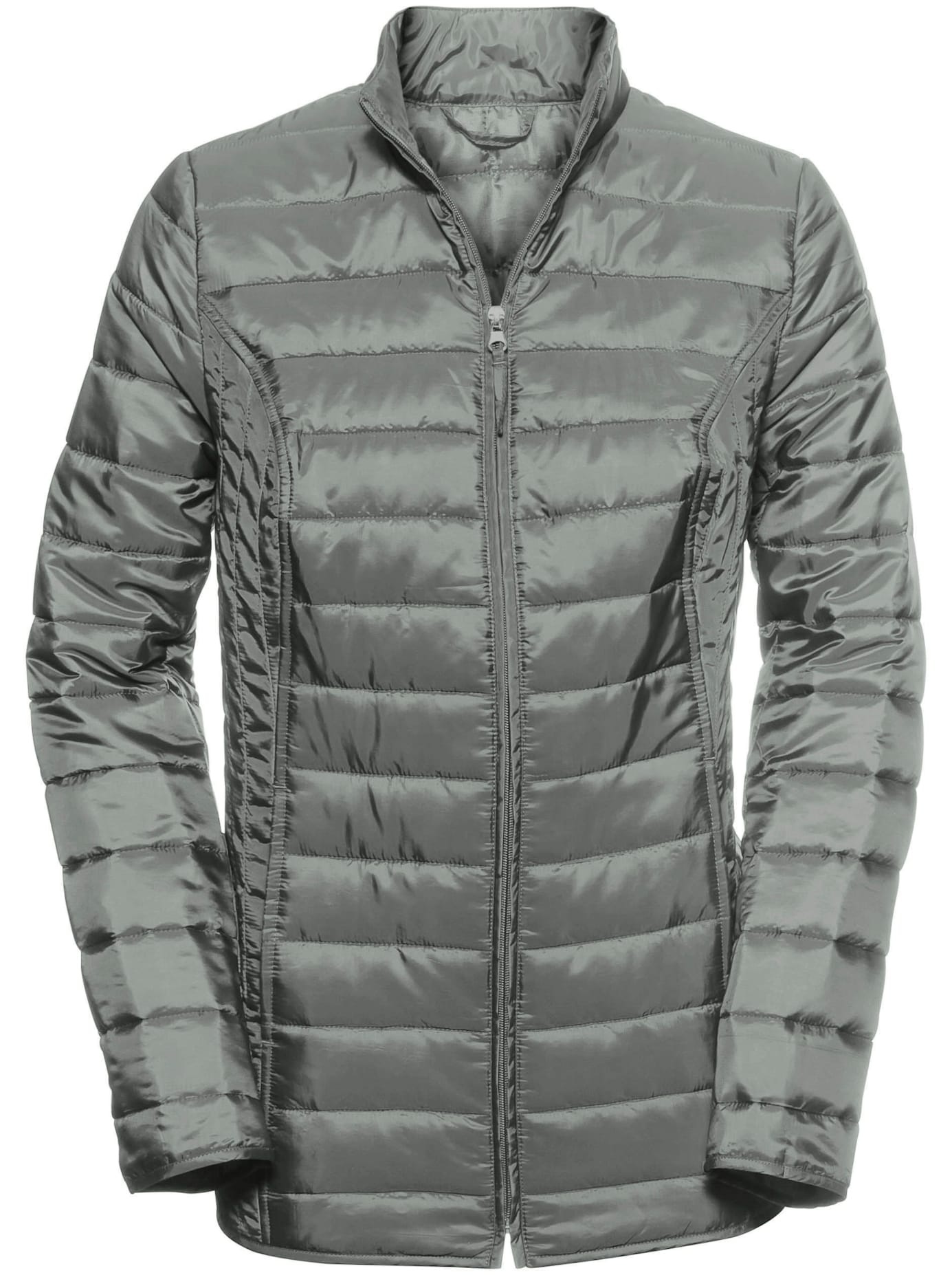 Steppjacke CLASSIC BASICS, Damen, Gr. 46, grün (schilf), 100% Polyester, unifarben, figurumspielend, Jacken Steppjacke, Topseller 3