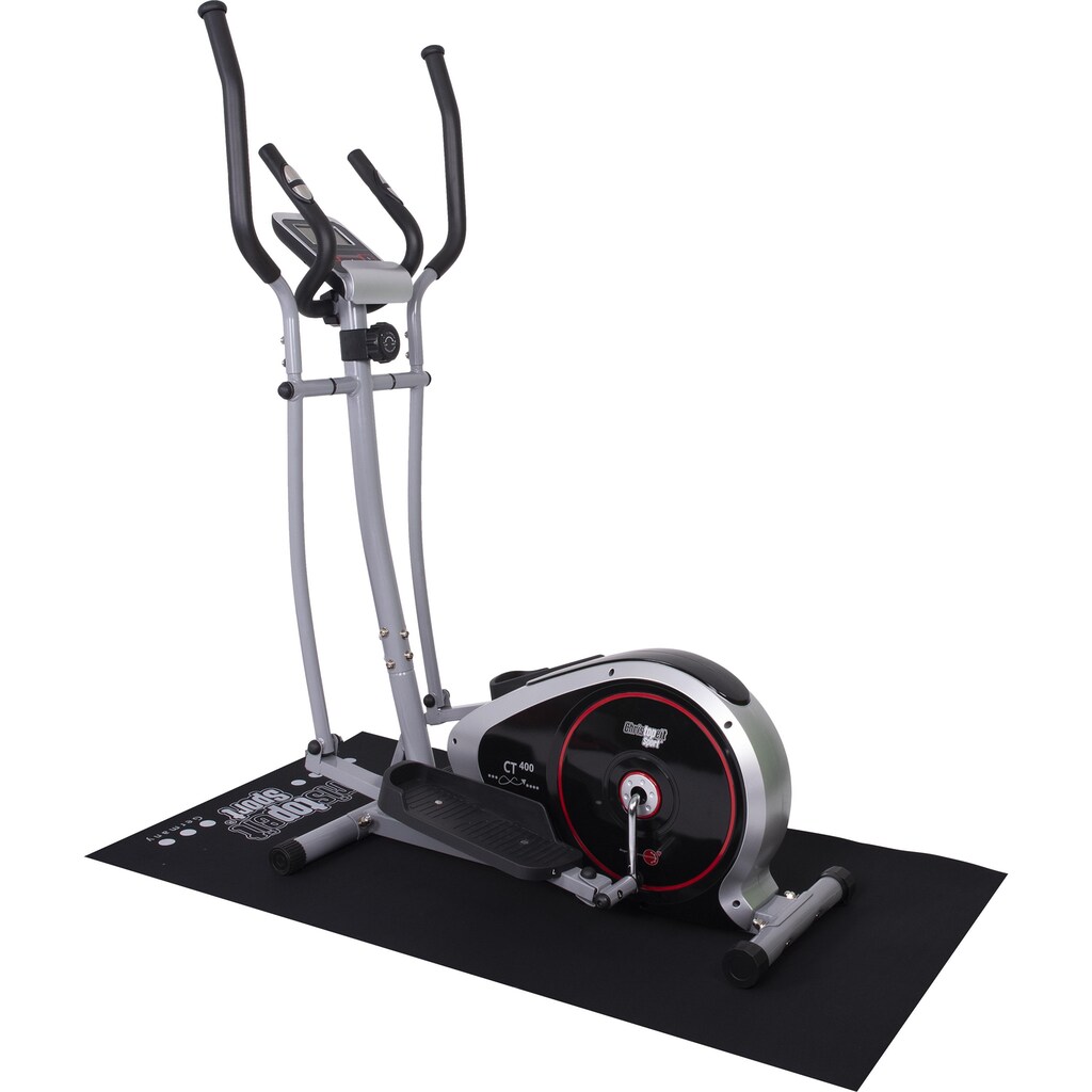 Christopeit Sport® Crosstrainer »CT 400«, Computer mit Tablet- und Smartphonehalterung