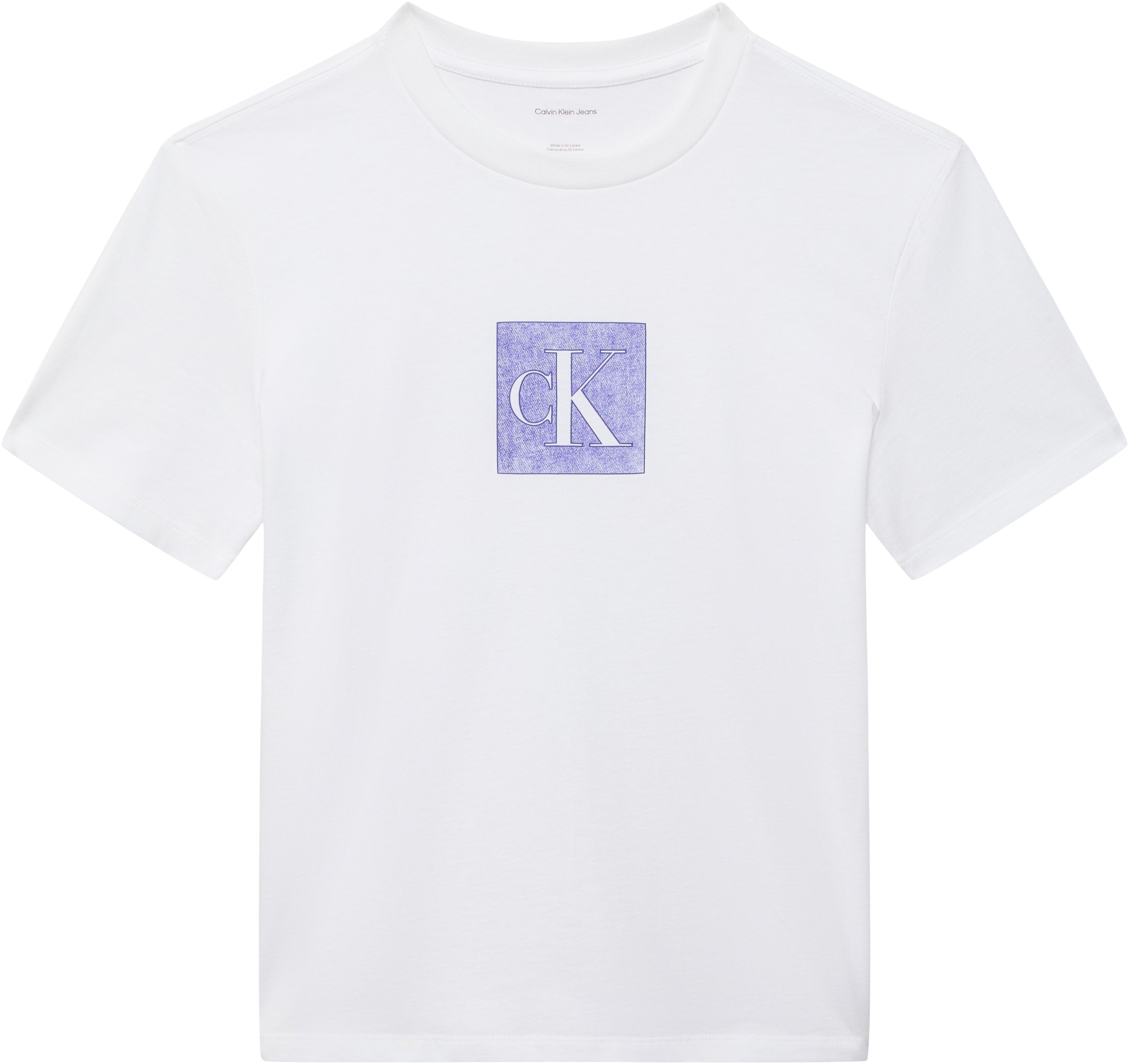 Calvin Klein Jeans T-Shirt "CLASSIC FIT MONOGRAM TEE" Regular fit mit Rundh günstig online kaufen