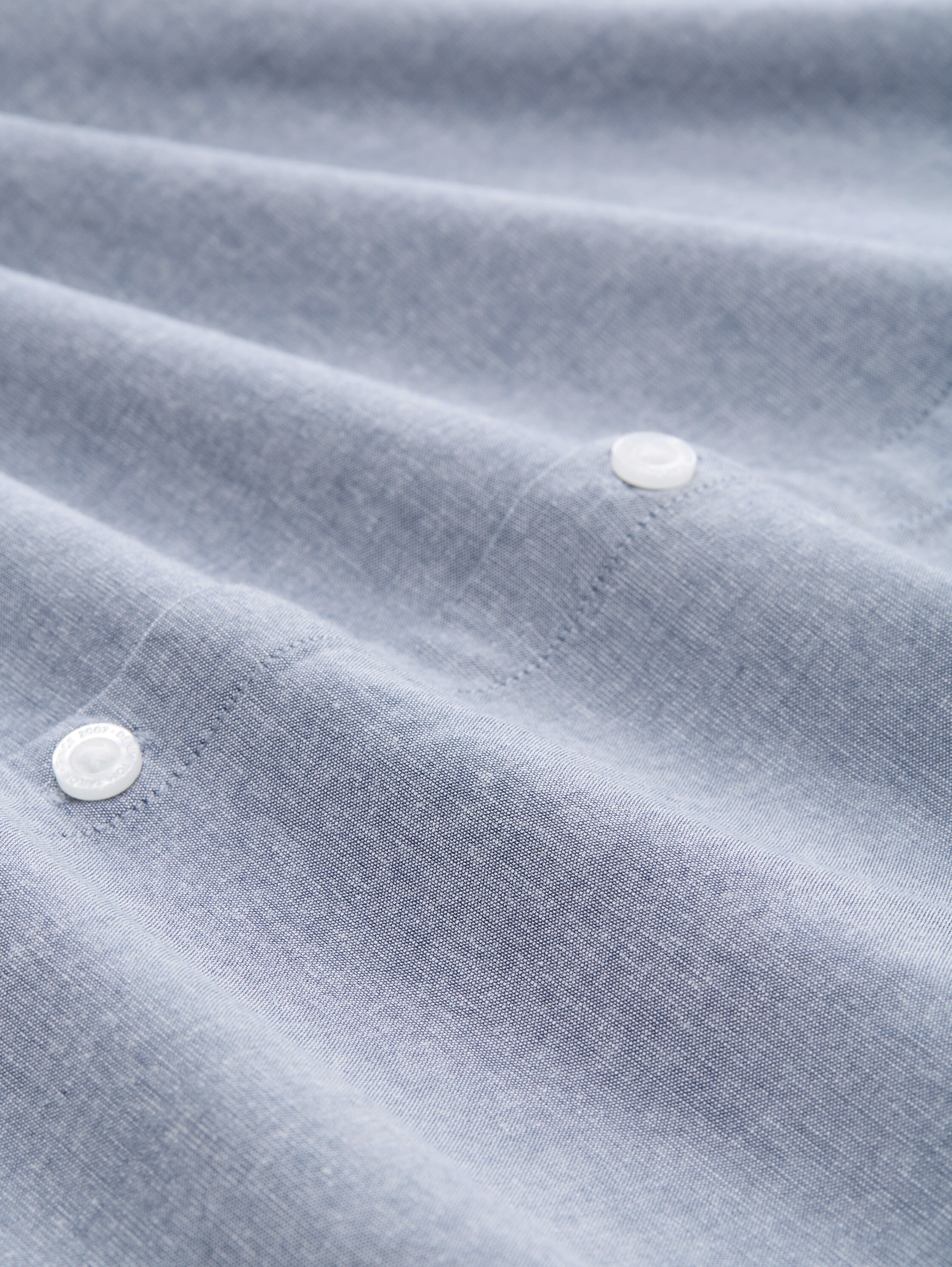 TOM TAILOR Denim Langarmhemd mit Knopfleiste