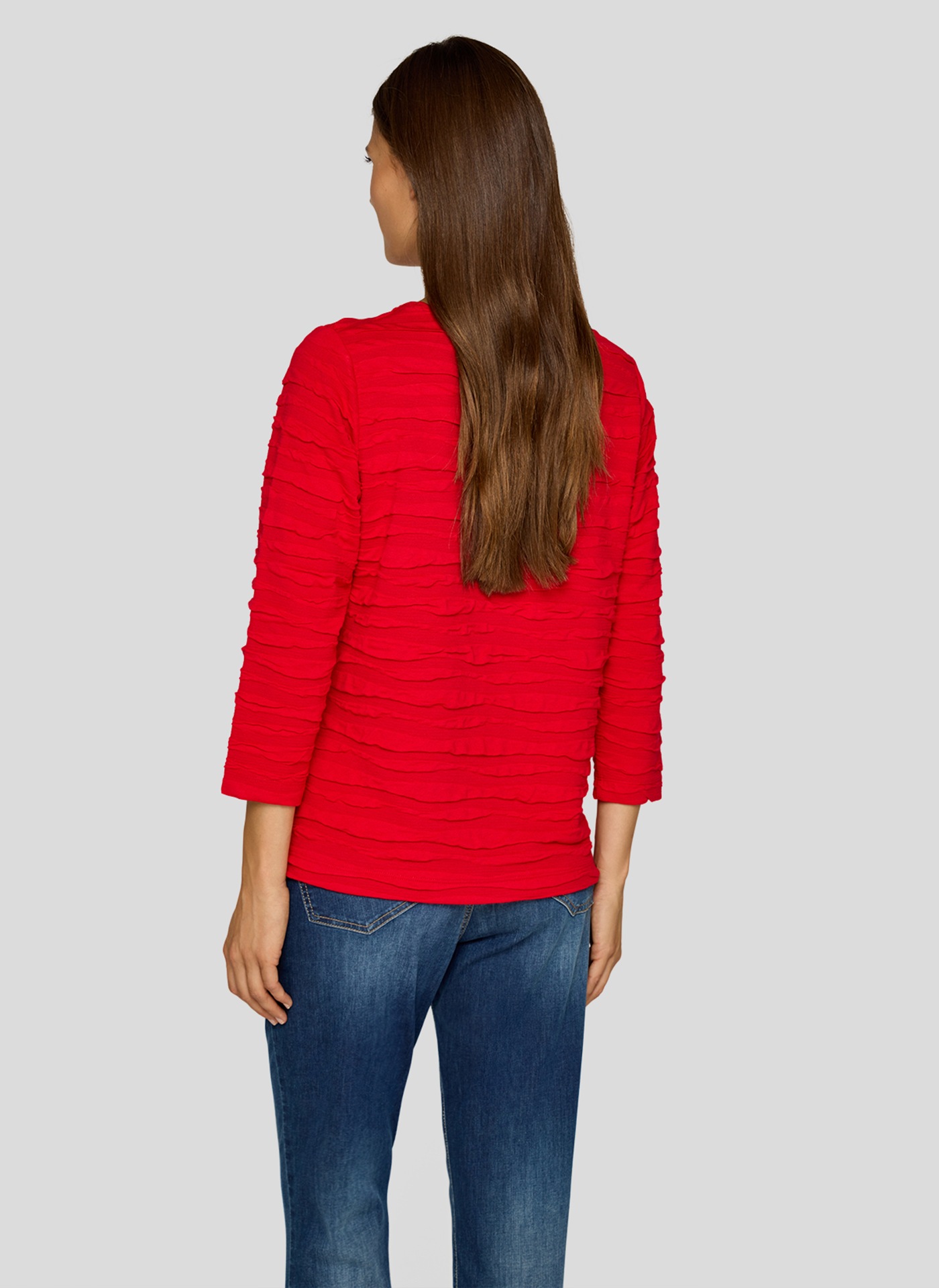 Thumbnail - Rabe 3/4-Arm-Shirt mit Struktur Muster